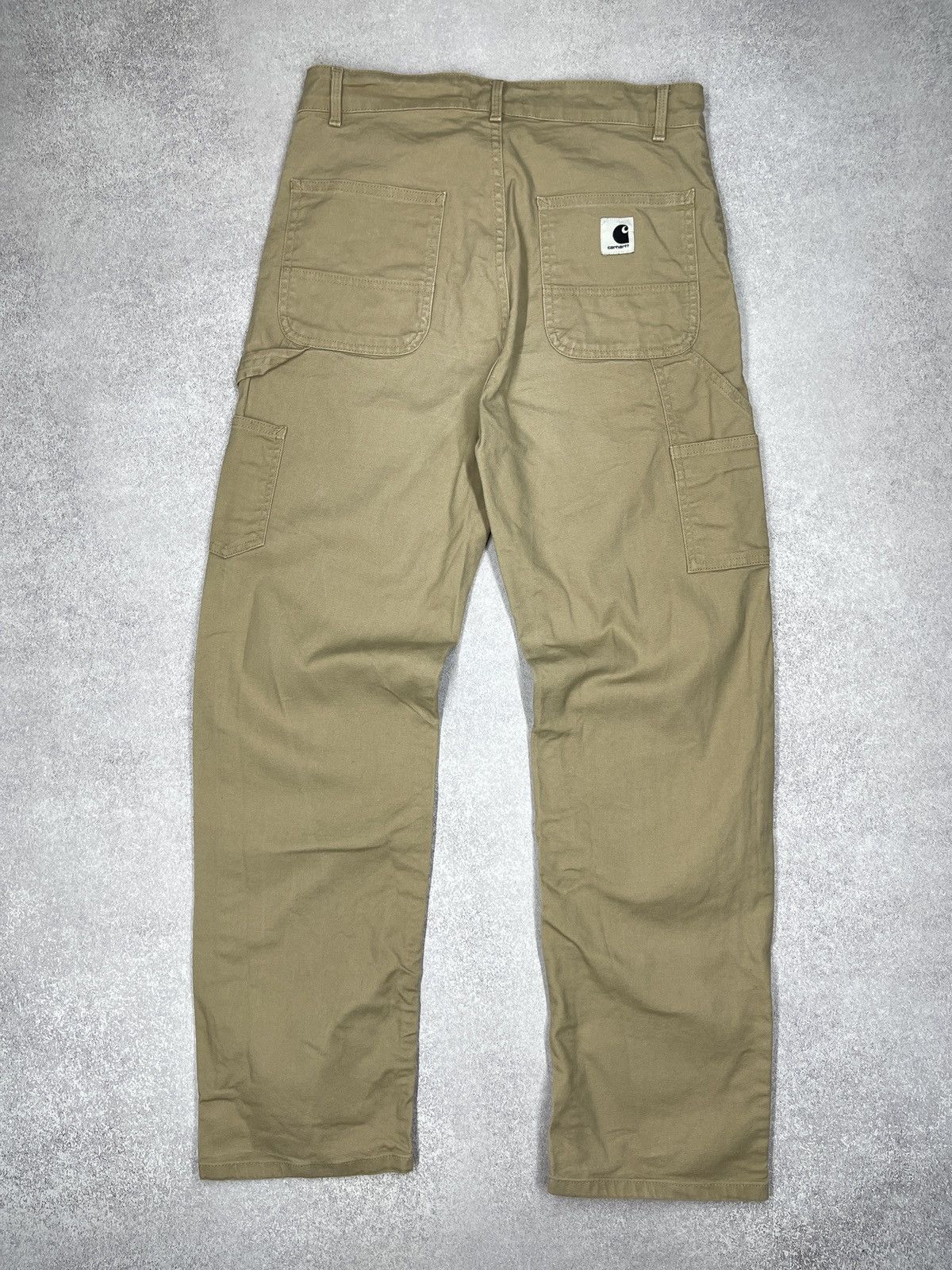 Carhartt Womens Carhartt WIP Pierce Pants Beige Y2K Size 27" / US 4 / IT 40 - 5 Thumbnail