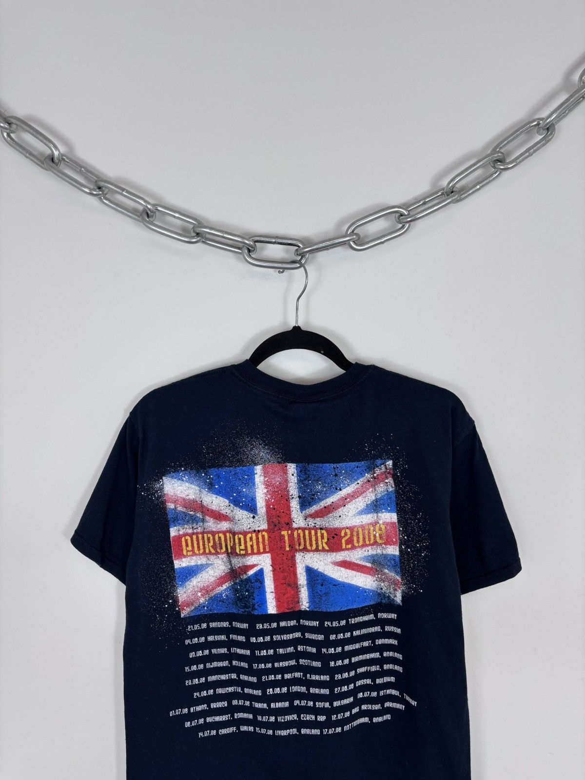 Band Tees Vintage Def Leppard 2008 European Tour Black T-Shirt Tee Size US M / EU 48-50 / 2 - 13 Thumbnail