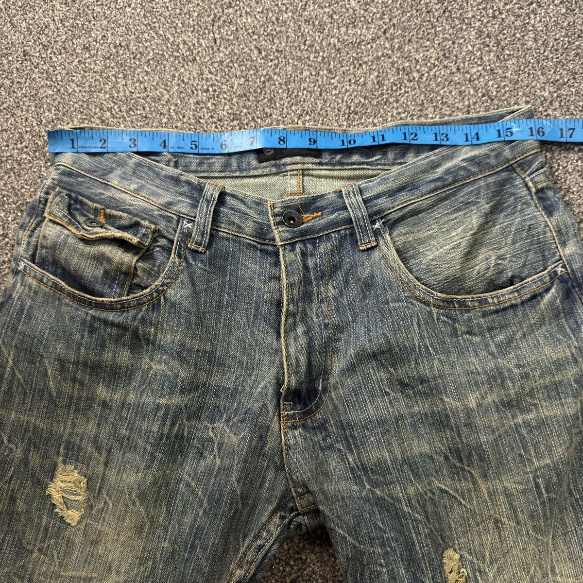 14th Addiction 🔥🇯🇵 Japanese Distressed Root Lot5 Clawmark Denim W30 y2k Size US 32 / EU 48 - 18 Thumbnail