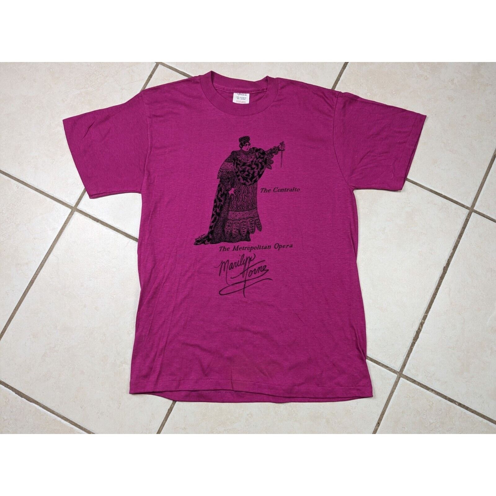 Other Edward Gorey New York Met Opera TShirt MARILYN HORNE SIGNED Size US XL / EU 56 / 4 - 1 Thumbnail
