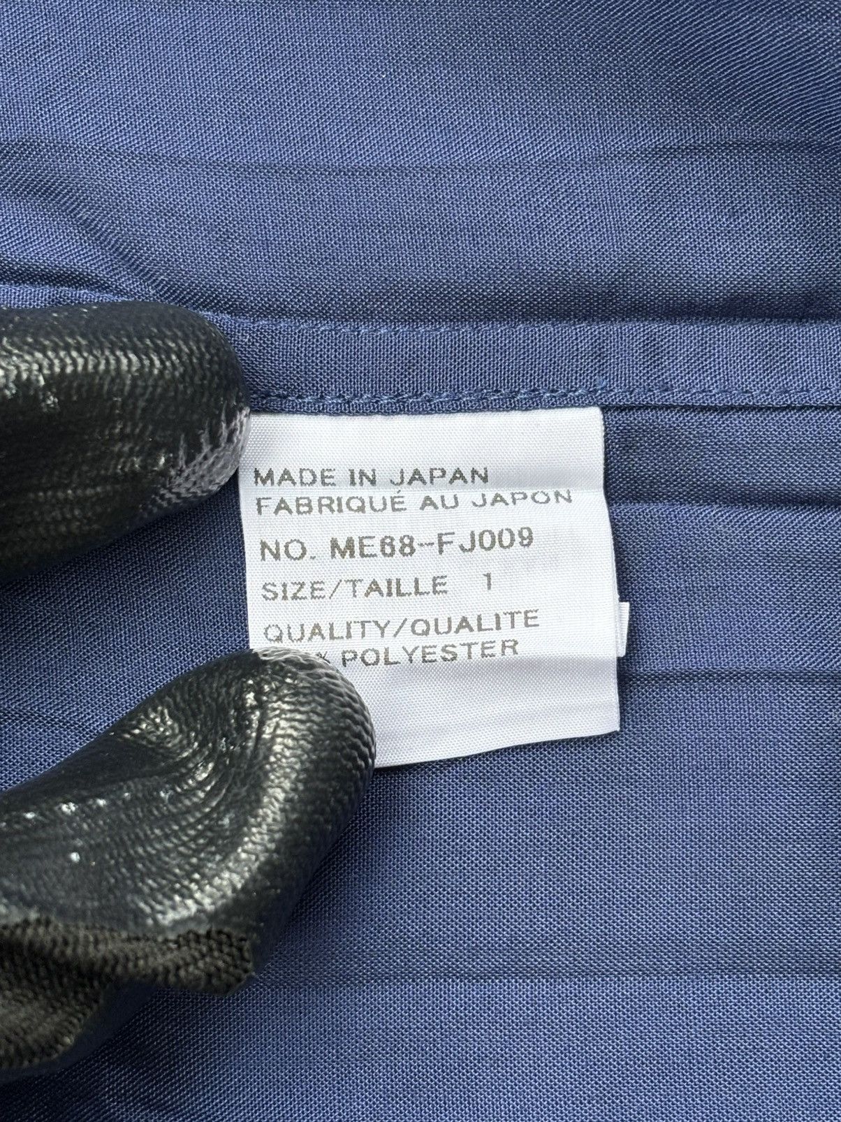 Issey Miyake Vintage 00’s Issey Miyake Men Button-Down Blue Shirt Size US L / EU 52-54 / 3 - 5 Thumbnail