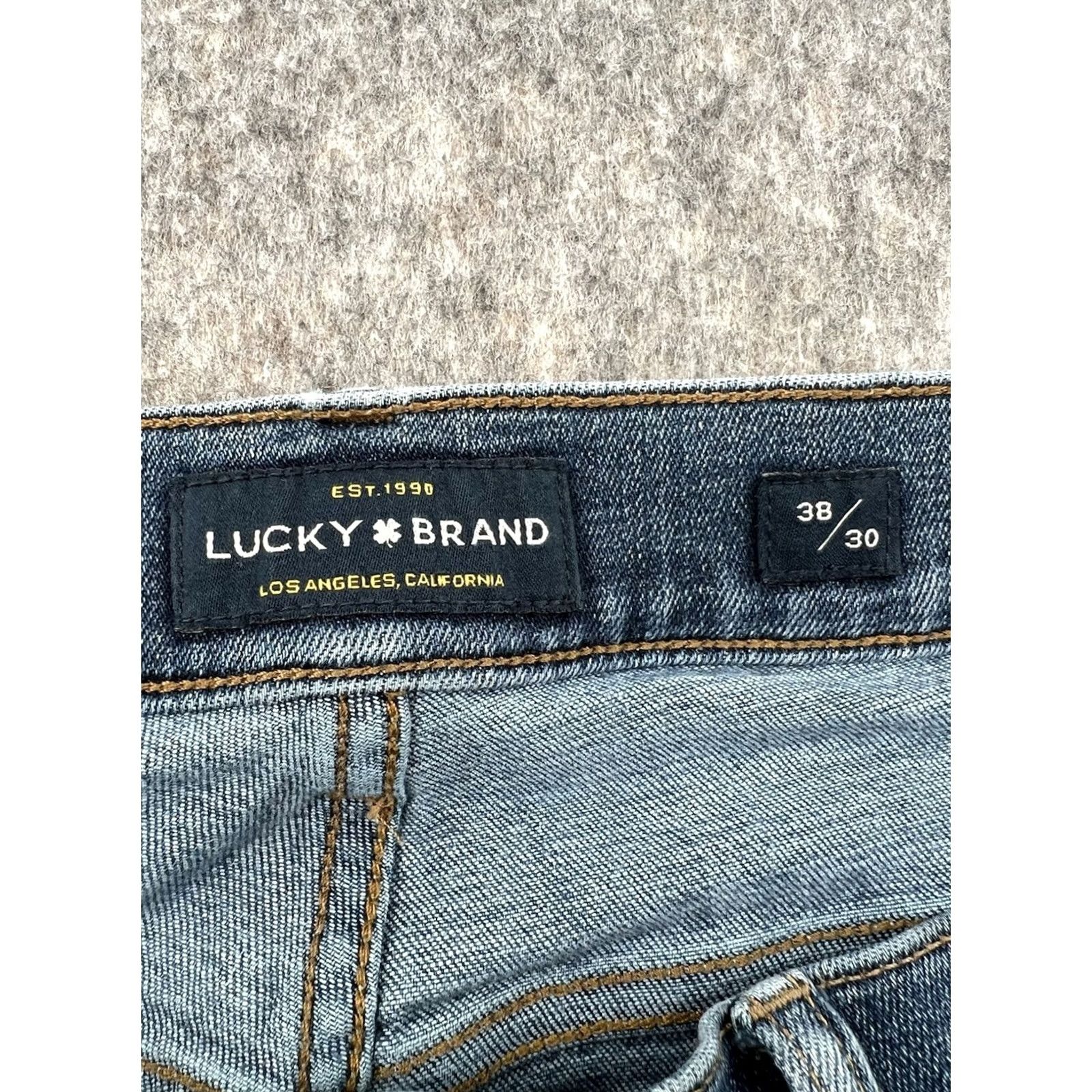 Lucky Brand Lucky Brand 121 Jeans Slim Straight Denim Blue 30x30 Men’s Regular Size 30 Distressed? No, 5-Pocket Style Console: Belt Loops Logo Vintage No Size US 30 / EU 46 - 6 Thumbnail