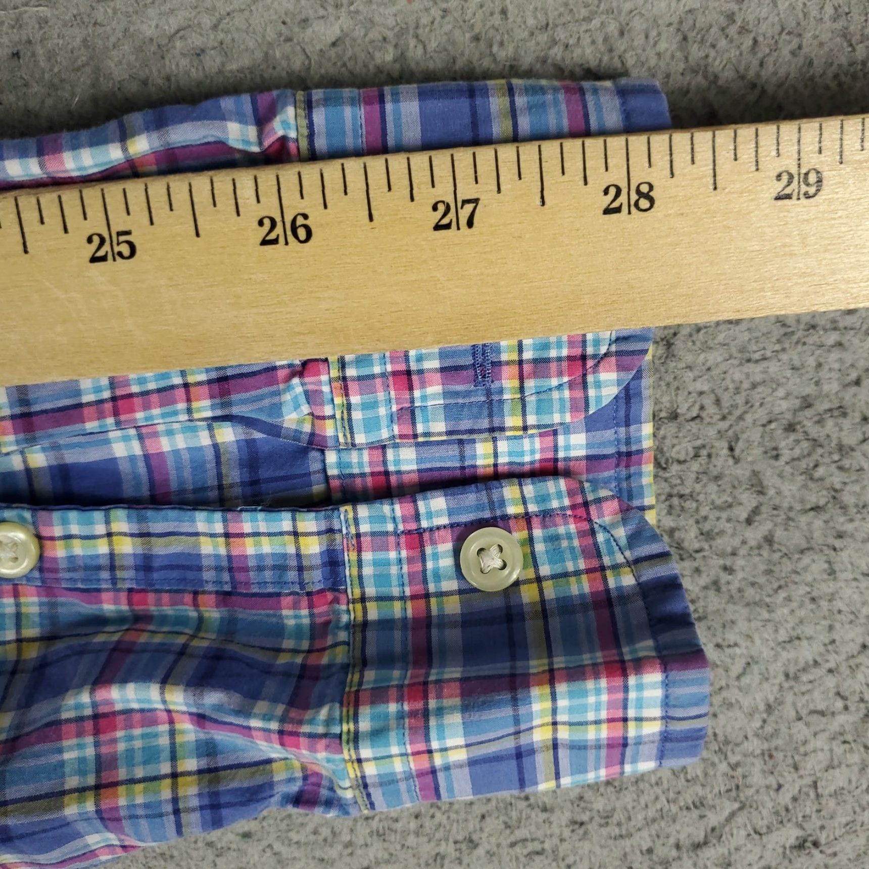 Ralph Lauren Ralph Lauren Shirt Mens 2XLT Blue Plaid Pony Button-Up Long Sleeve Casual Size US XXL / EU 58 / 5 - 7 Thumbnail