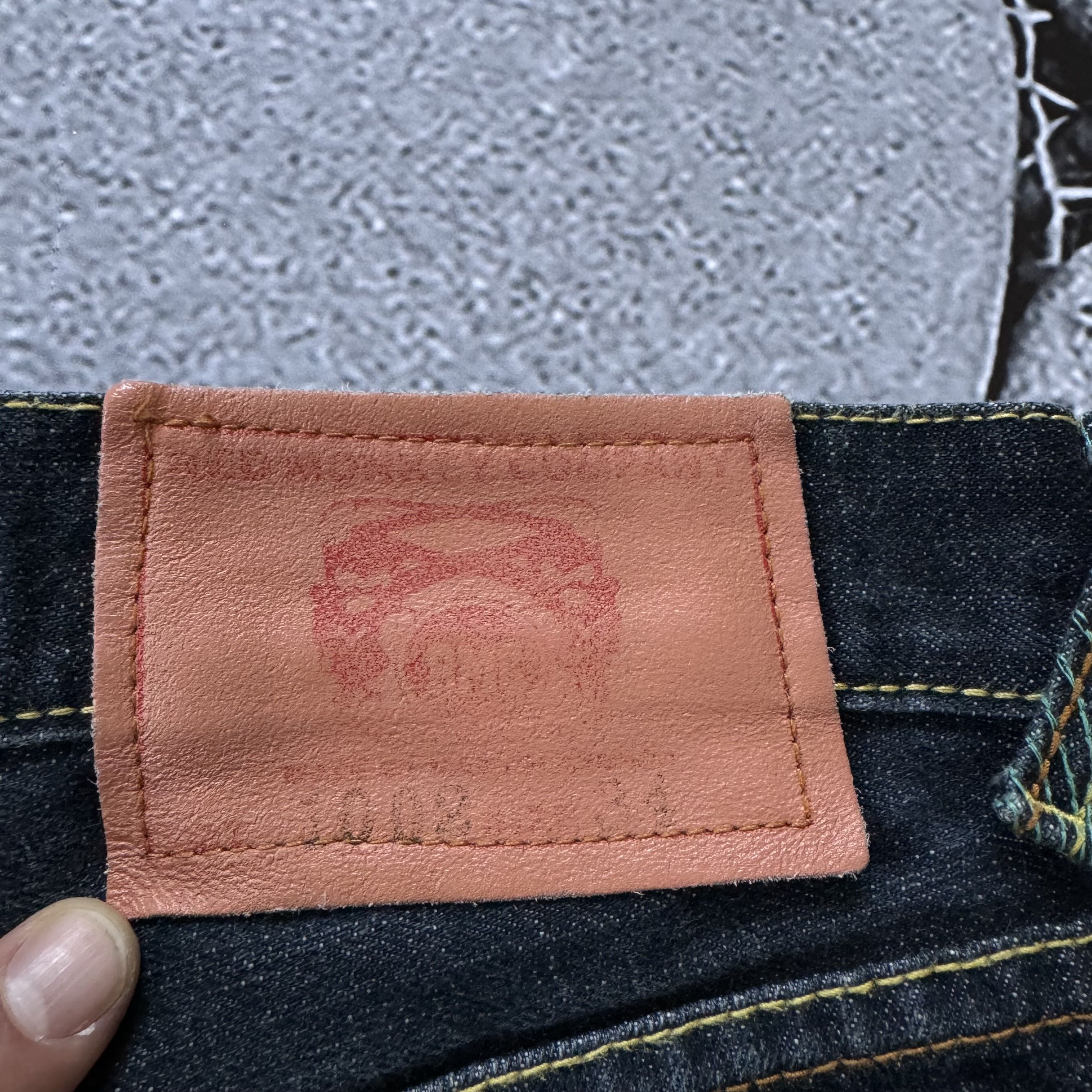 Japanese Brand × RMC Jeans RMC JAPANESE DENIM EMBROIDERED SELVEDGE JEANS DISTRESSED Size US 34 / EU 50 - 6 Thumbnail