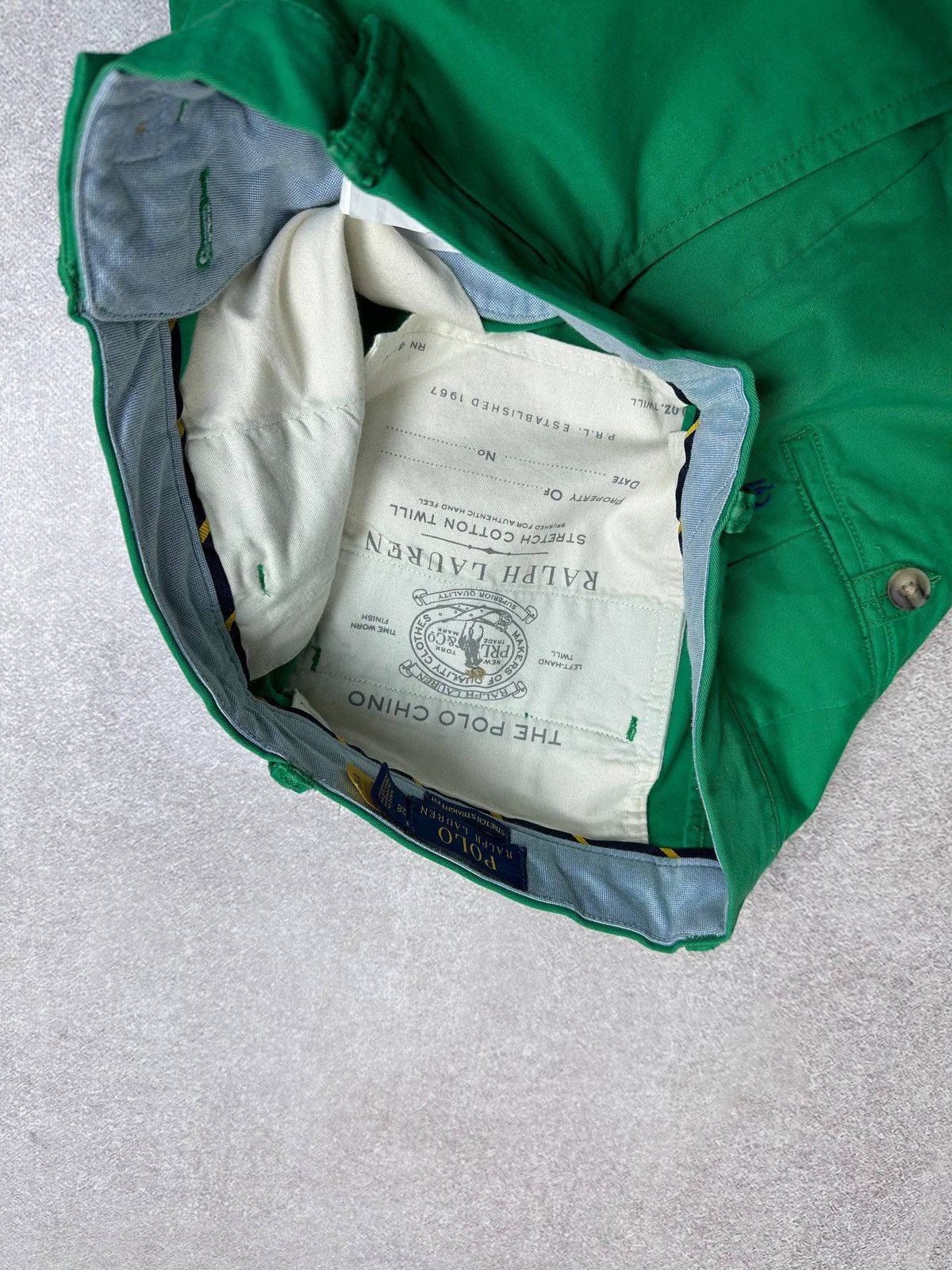 Polo Ralph Lauren Vintage Polo Ralph Lauren RRL Green Chino Shorts Rare 28 Size US 28 / EU 44 - 4 Thumbnail