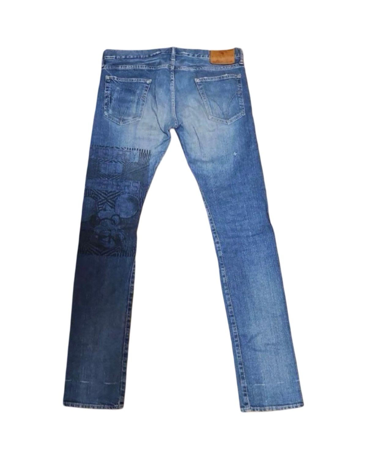 Hysteric Glamour Destroy All Monsters Studded Denim Jeans Size US 34 / EU 50 - 2 Thumbnail