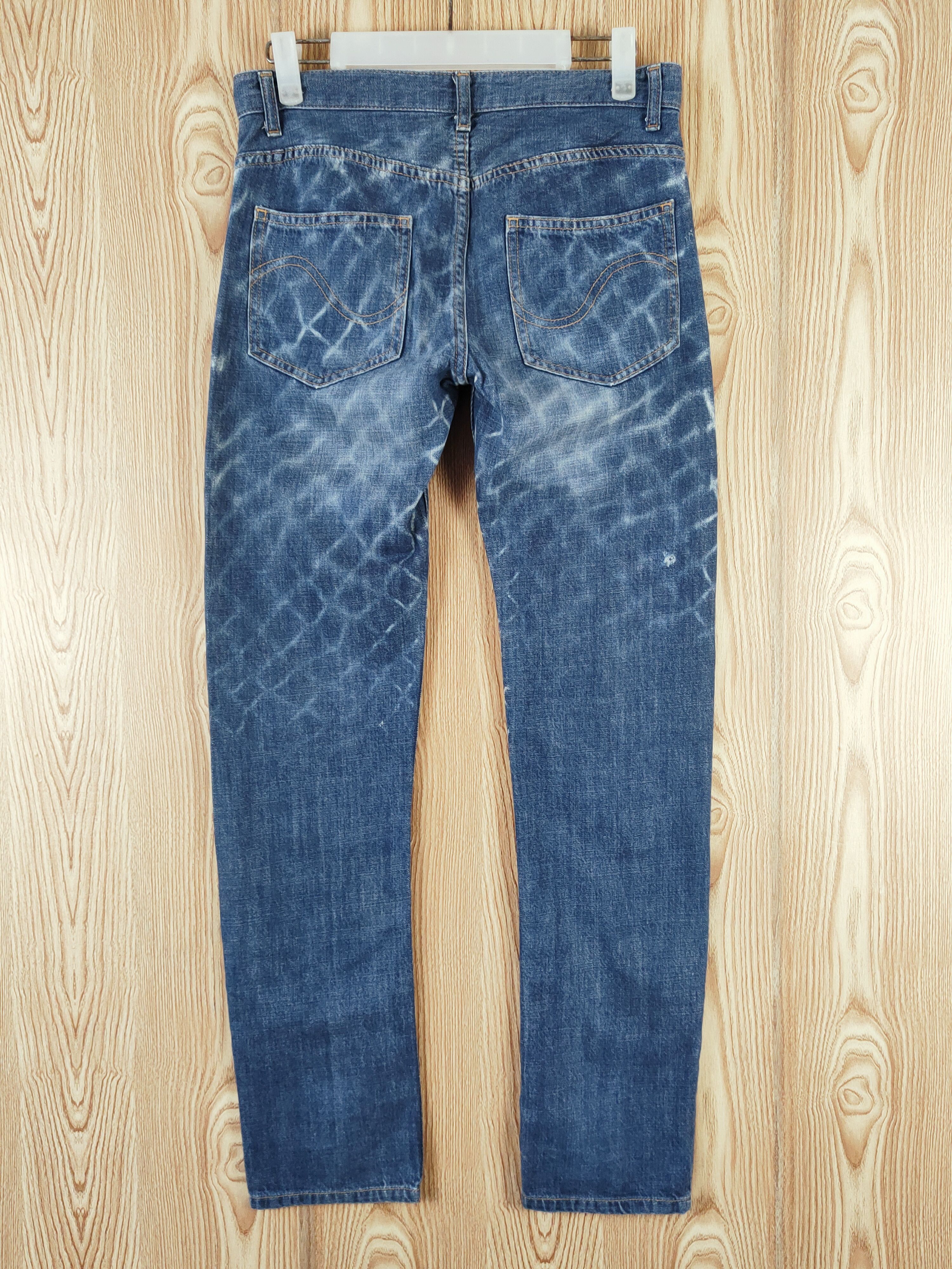 Issey Miyake Tsumori Chisato Blue Distressed Ripped Jeans #W379 Size 30" / US 8 / IT 44 - 8 Thumbnail