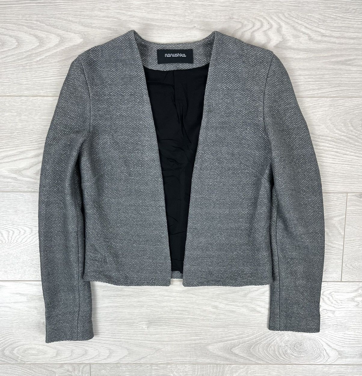 Nanushka Nanushka Grey Light Blazer Jacket XS Size XS / US 0-2 / IT 36-38 - 1 Thumbnail