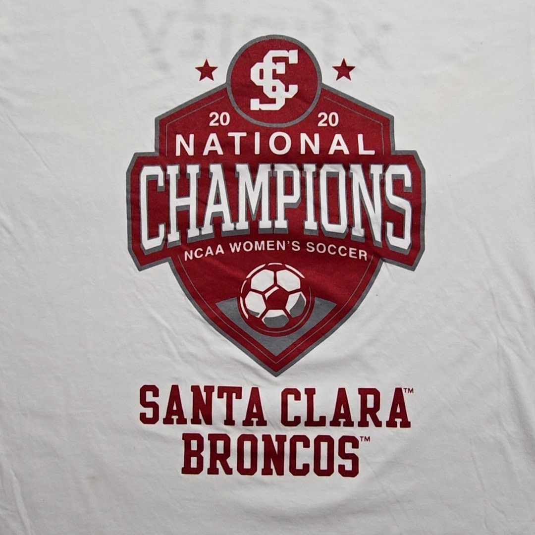 Gildan Santa Clara Broncos 2020 Champions Shirt NCAA Soccer 2XL Tee Size US L / EU 52-54 / 3 - 2 Thumbnail