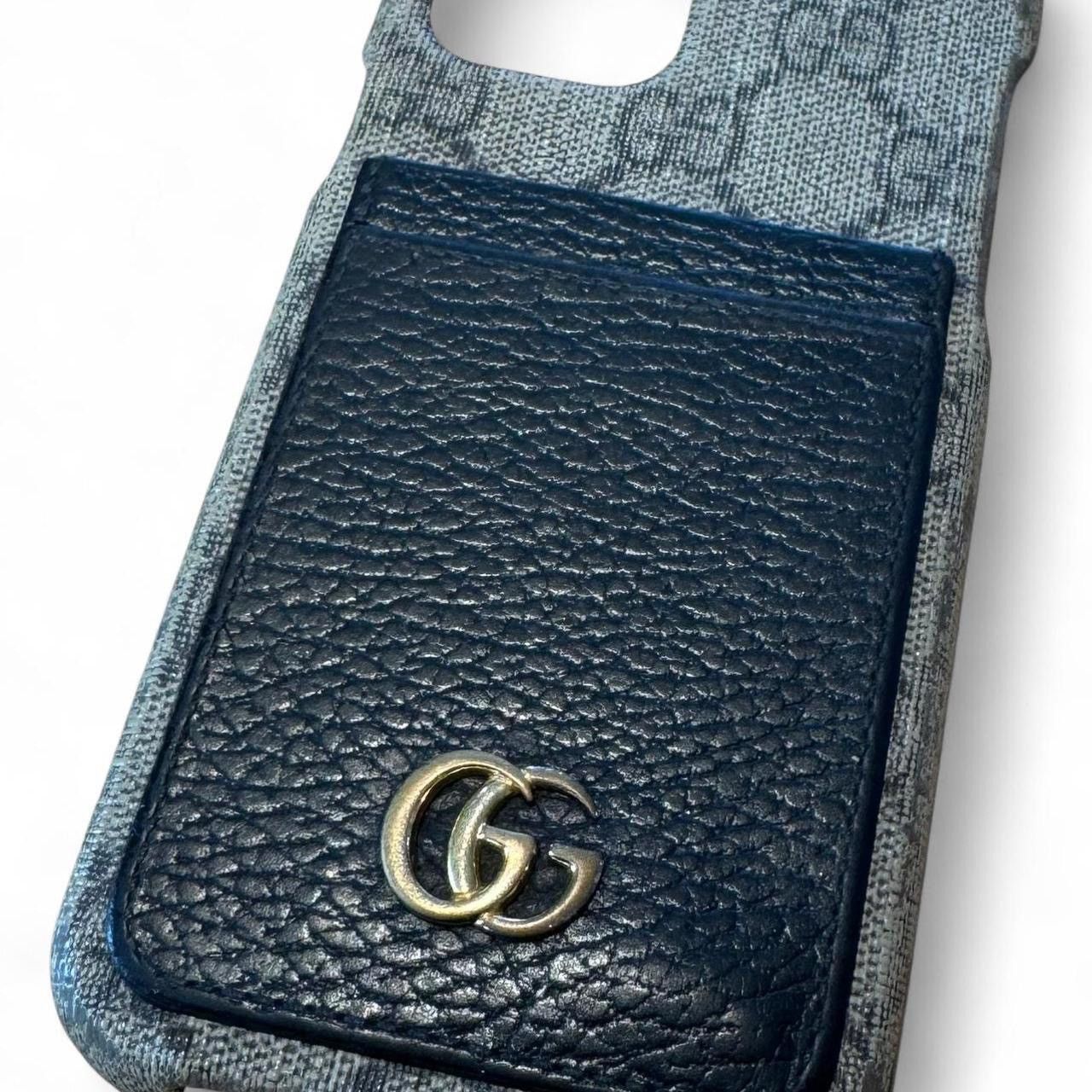 Gucci iPhone 12 (Pro) Logo Cardholder Case Size ONE SIZE - 1 Thumbnail
