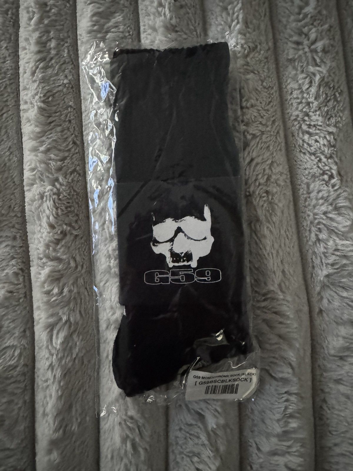 G59 Records $uicideboy$ G59 monochrome socks suicideboys greyday staff Size ONE SIZE - 4 Thumbnail