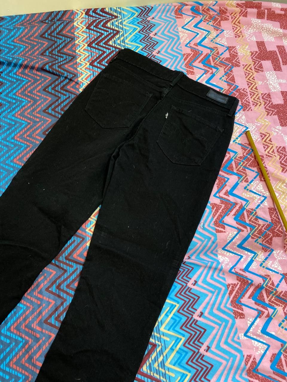 Levi's Black jeans vintage Y2K Levi's Classic Rise Slim streetwear Size 27" / US 4 / IT 40 - 16 Thumbnail