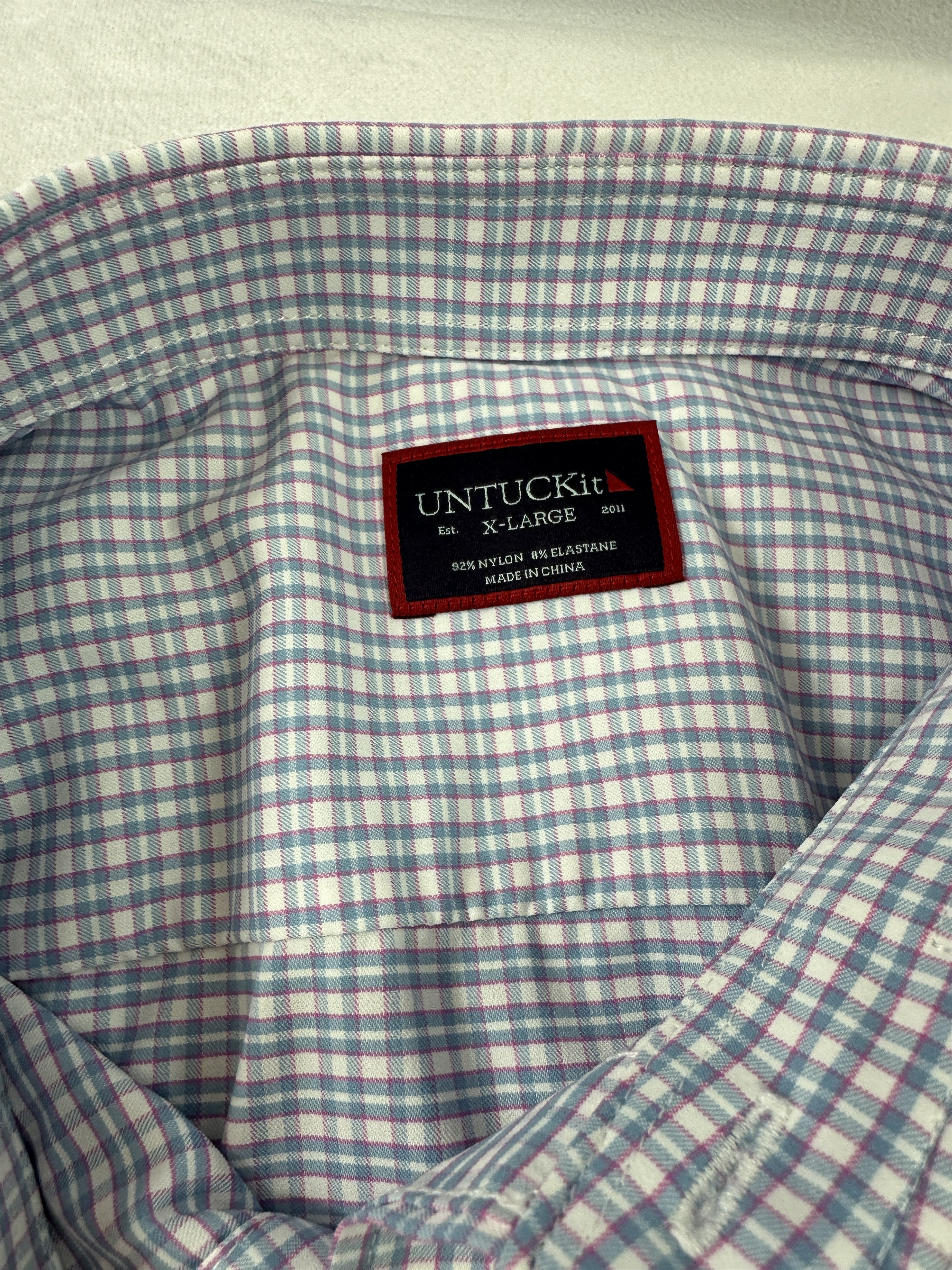 UNTUCKit UNTUCKit Mens Button Up XL Size US XL / EU 56 / 4 - 6 Thumbnail