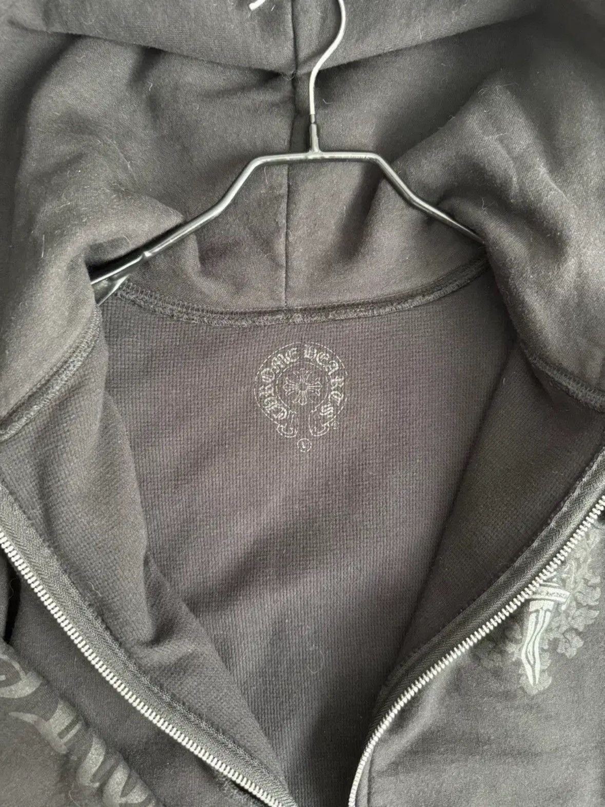 Chrome Hearts Heavy Weight Waffle Dagger Zipup Hoodie Size US L / EU 52-54 / 3 - 6 Thumbnail