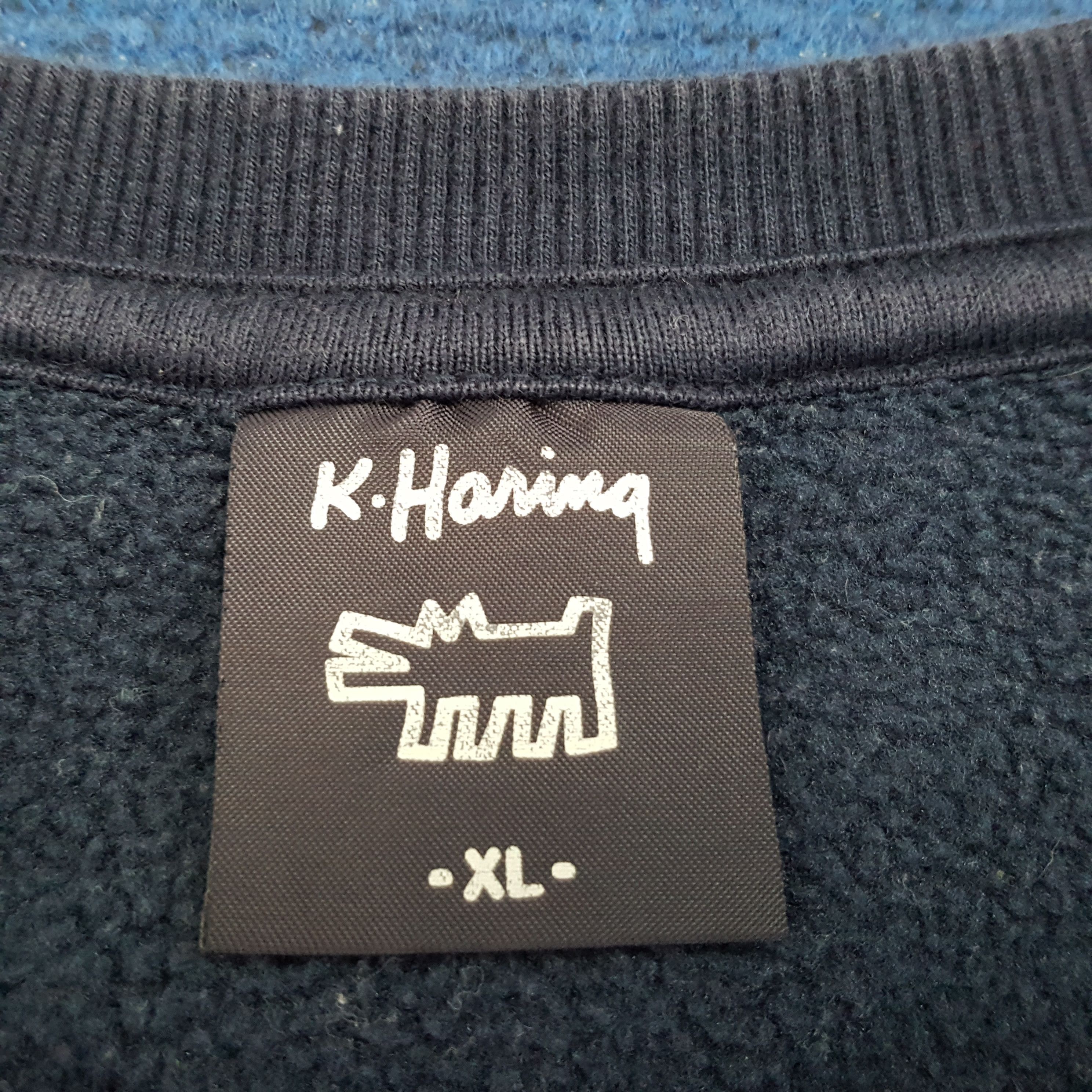 Keith Haring × Vintage Vintage Keith Haring Streetwear Sweatshirt Size US L / EU 52-54 / 3 - 5 Thumbnail