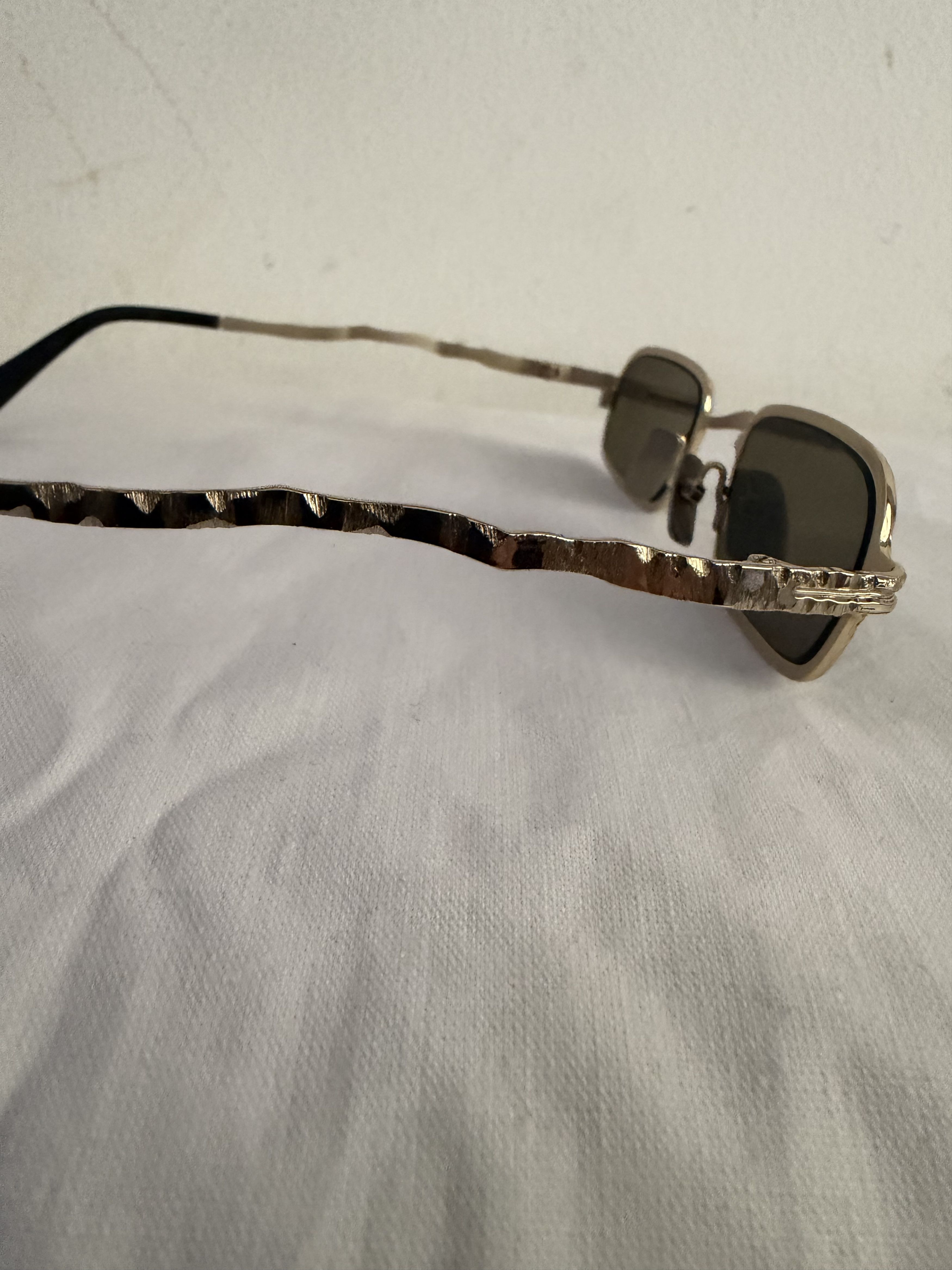 Kuboraum Kuboraum Mask Z18 Hand-Hammered Sunglasses Size ONE SIZE - 7 Thumbnail