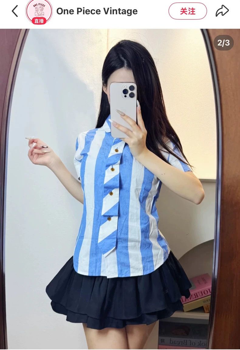 Vivienne Westwood Vivienne Westwood size3 Striped shirt Size M / US 6-8 / IT 42-44 - 8 Thumbnail
