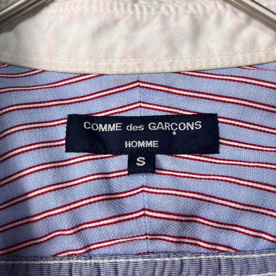 Comme des Garcons Homme COMME des GARÇONS HOMME Striped Long Sleeve Shirt Blue M Size US M / EU 48-50 / 2 - 5 Thumbnail