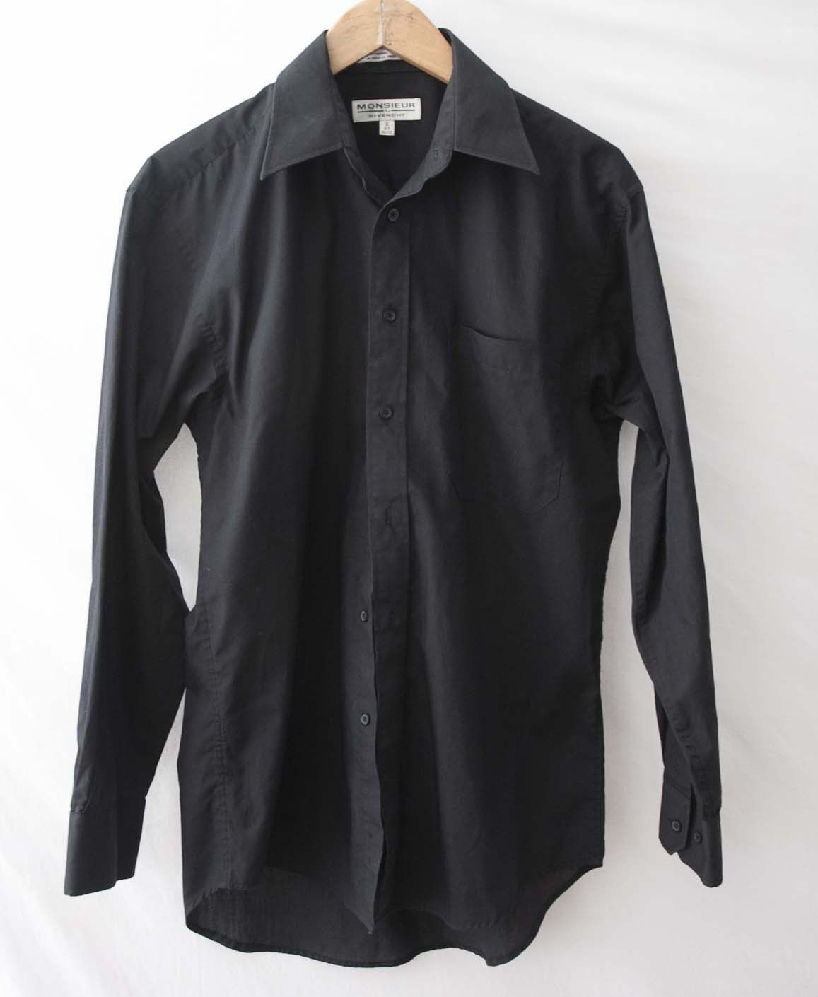 Givenchy Givenchy Monsieur Shirt Size 14.5/ S Black Size US S / EU 44-46 / 1 - 1 Thumbnail
