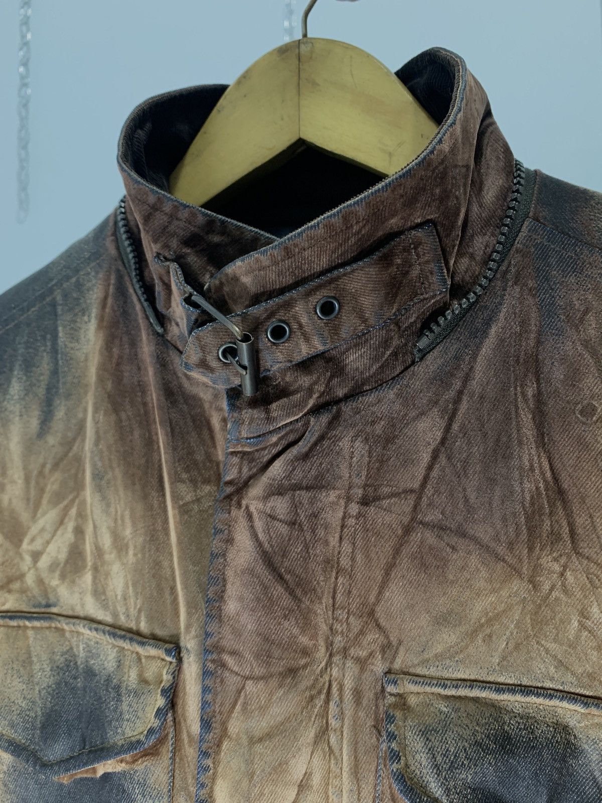 In The Attic IN THE ATTIC PAINT SPLASH PUNK STYLE CORDUROY DENIM JACKET Size US L / EU 52-54 / 3 - 3 Thumbnail