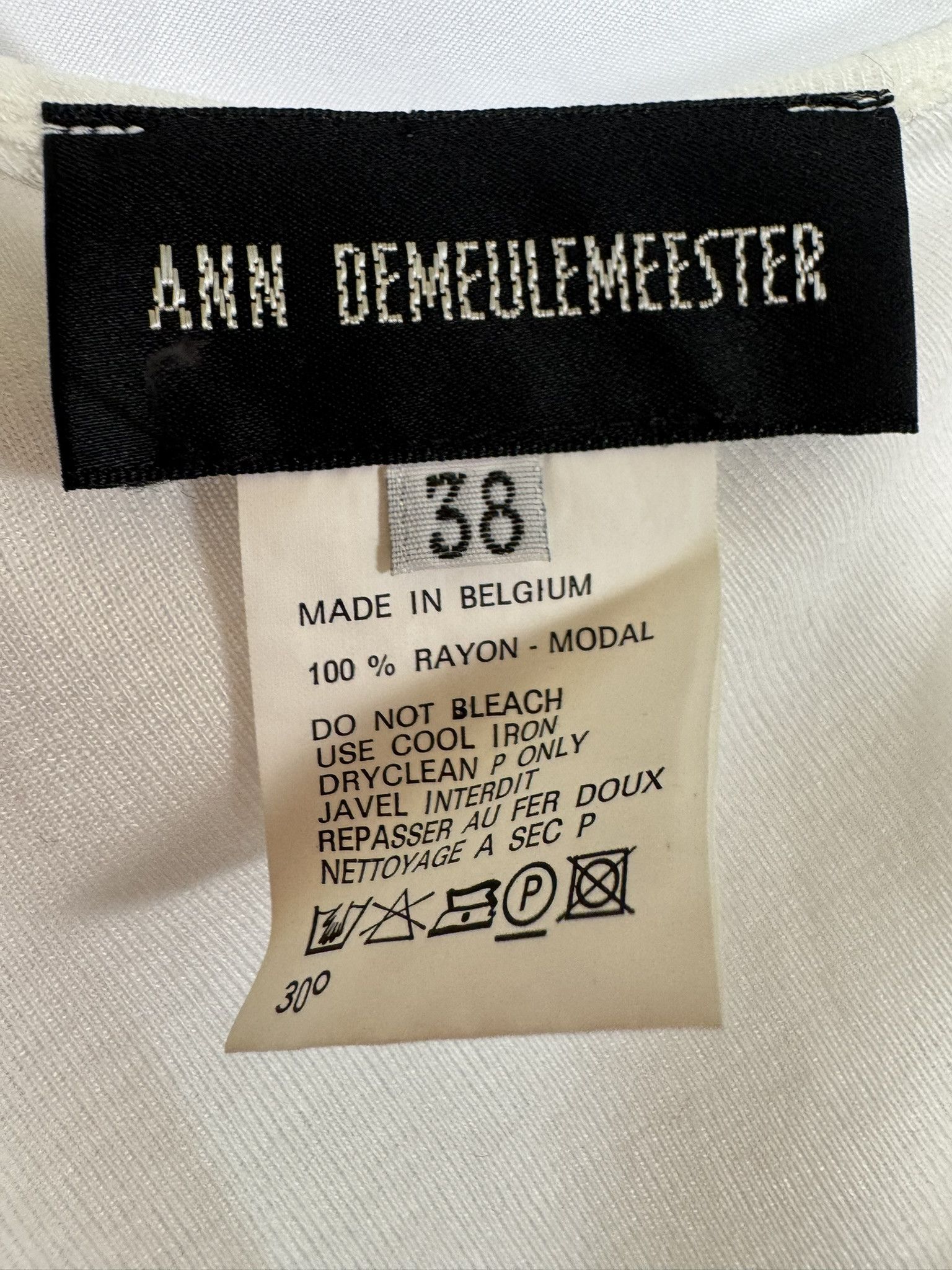 Ann Demeulemeester Ann Demeulemeester Ivory White Rayon Maxi Tank Dress Size 27" / US 4 / IT 40 - 2 Thumbnail