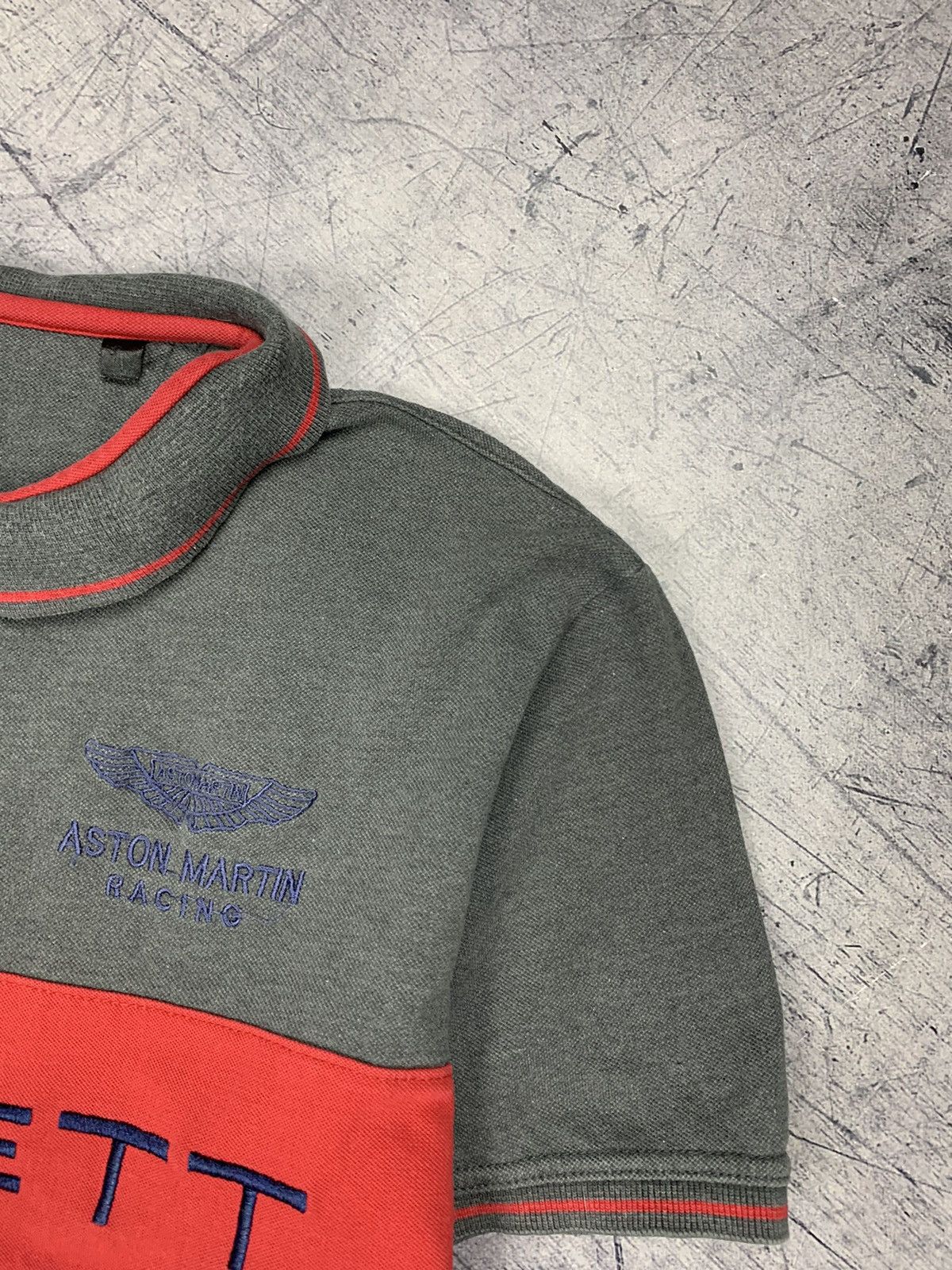Hackett Vintage Hackett Aston Martin Racing Polo Luxury Logo Size US L / EU 52-54 / 3 - 7 Thumbnail