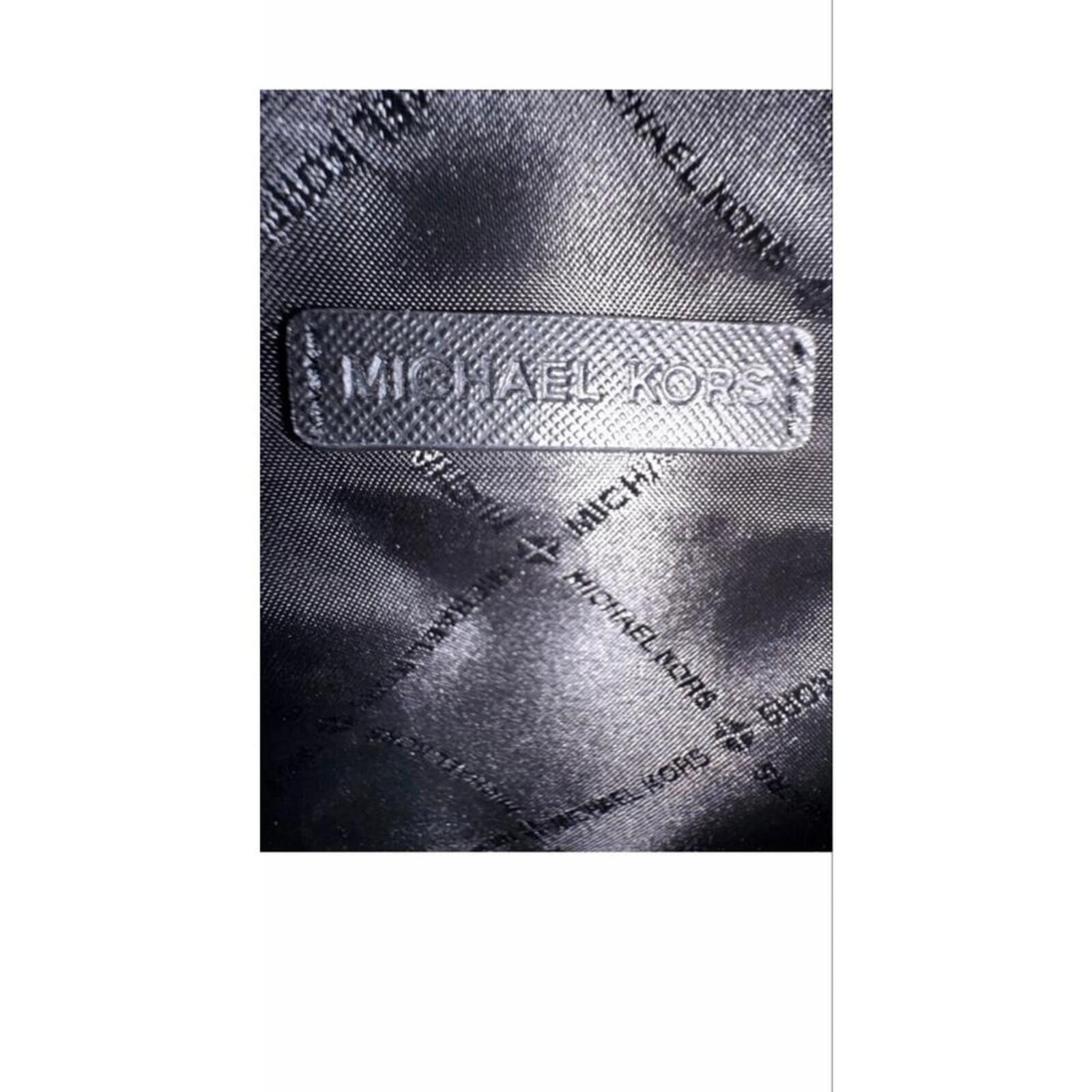 Michael Kors Michael Kors Black Monogram Jet Set Travel Crossbody Bag Size ONE SIZE - 6 Thumbnail