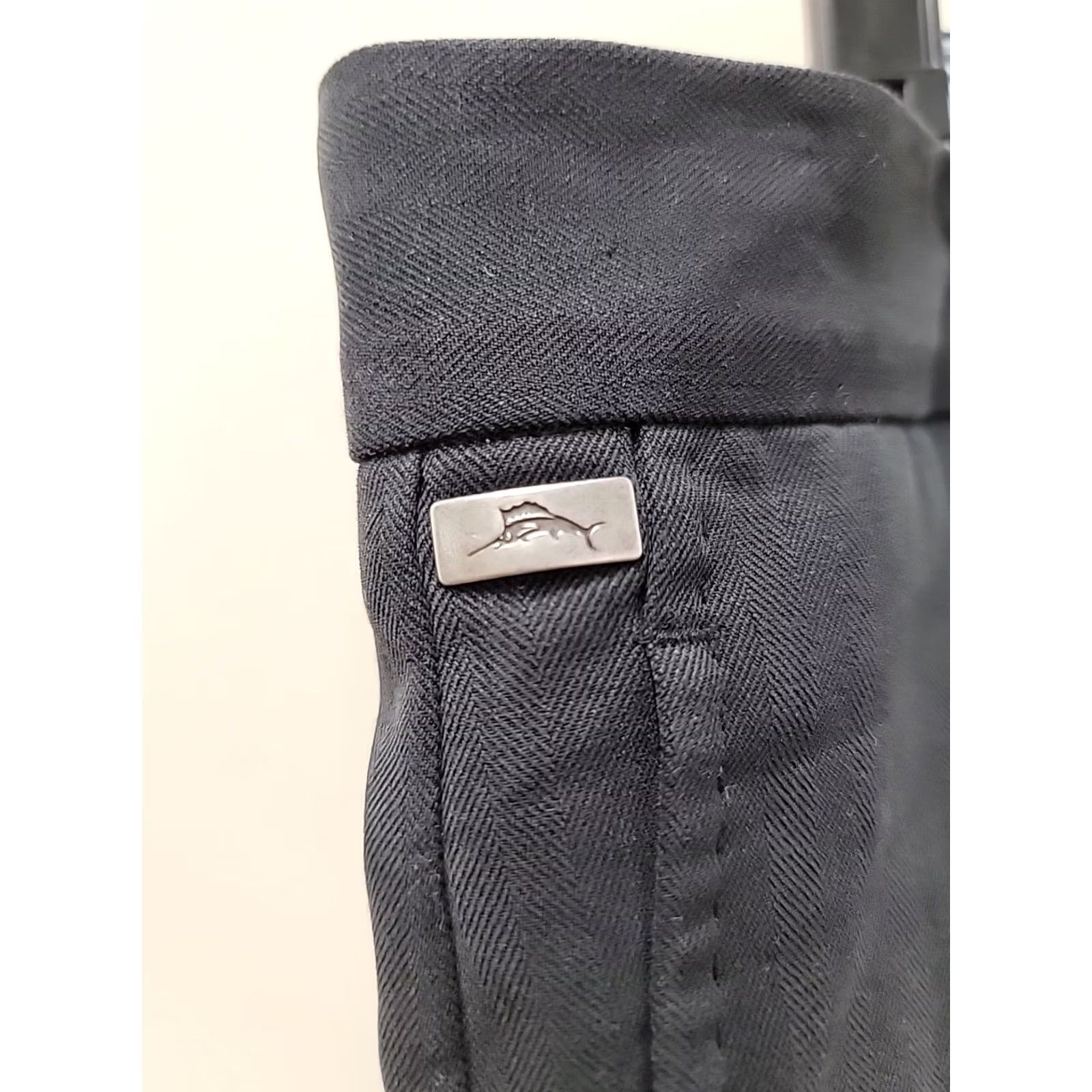 Tommy Bahama NWT Tommy Bahama Men Black Silk Performance Shorts Bermuda 40 Cotton Silk Mens Waist 40 NWT Size US 40 / EU 56 - 2 Thumbnail