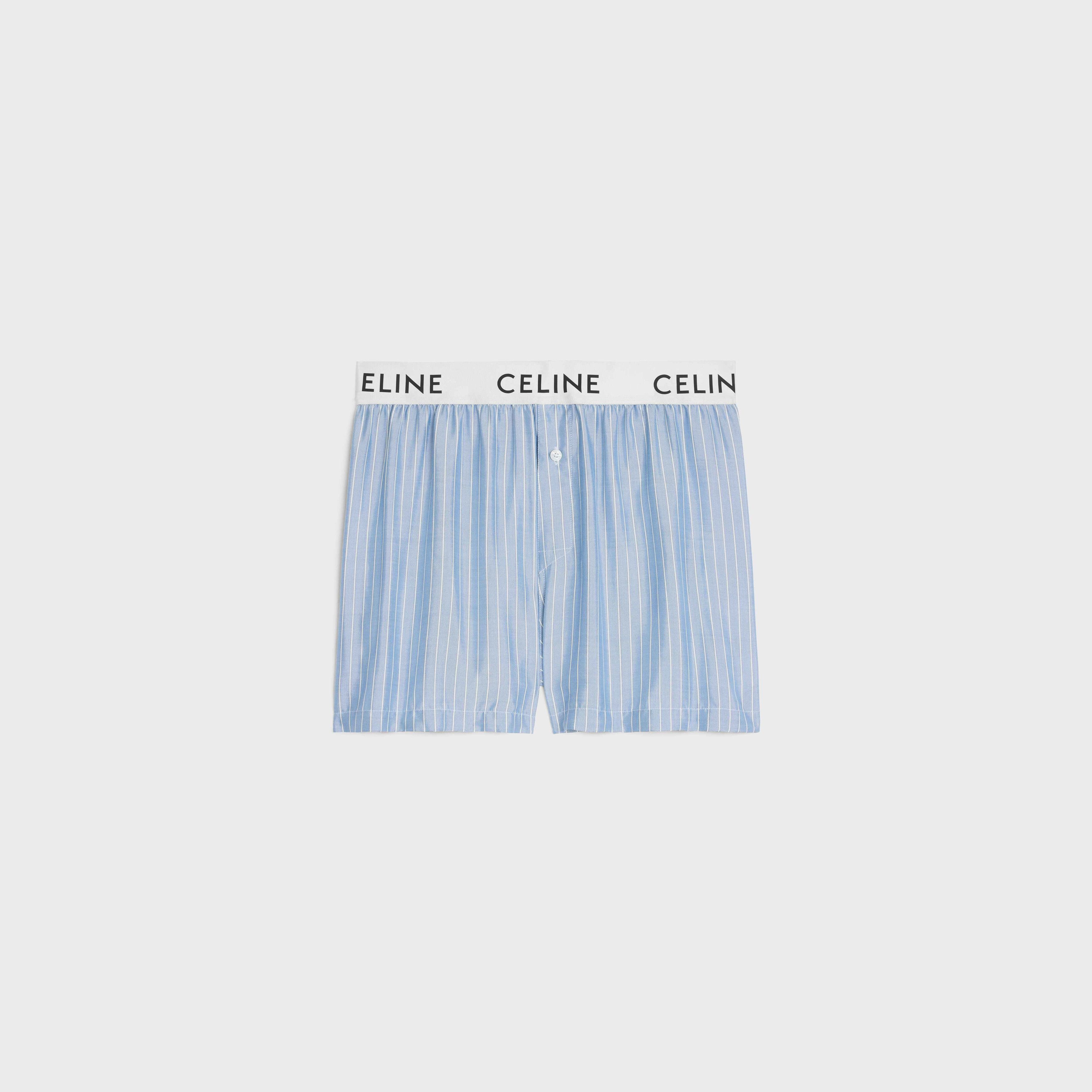 Celine o1bcso1str0925 2Z055157N Boxer Short in Blue Ciel/Craie Size US 36 / EU 52 - 1 Thumbnail