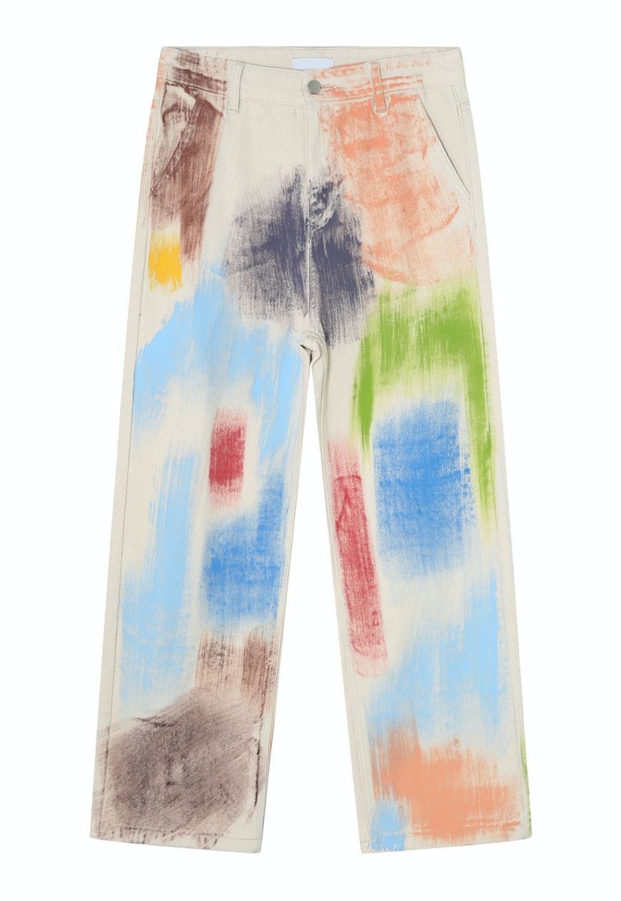 Other Unisex Painted Graffiti Jeans Size US 30 / EU 46 - 7 Thumbnail