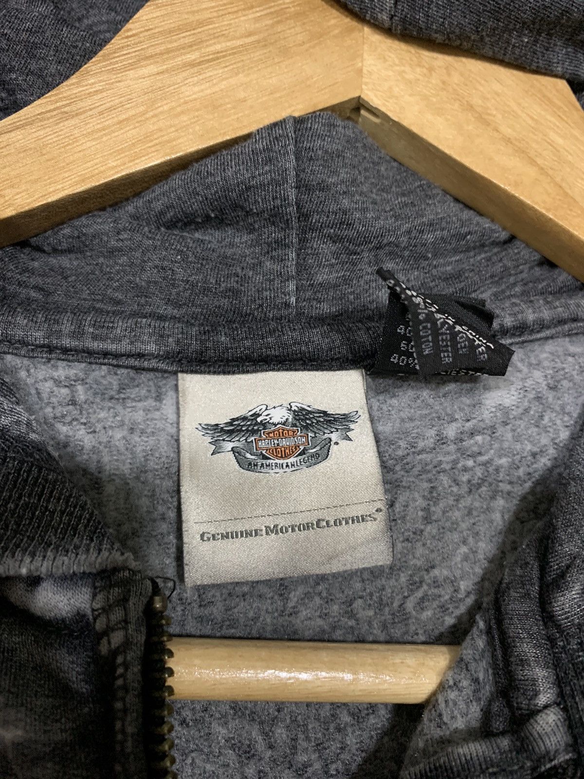 Harley Davidson × If Six Was Nine × Vintage Harley Davidson Zip Up Hoodie Faded Size US M / EU 48-50 / 2 - 9 Thumbnail