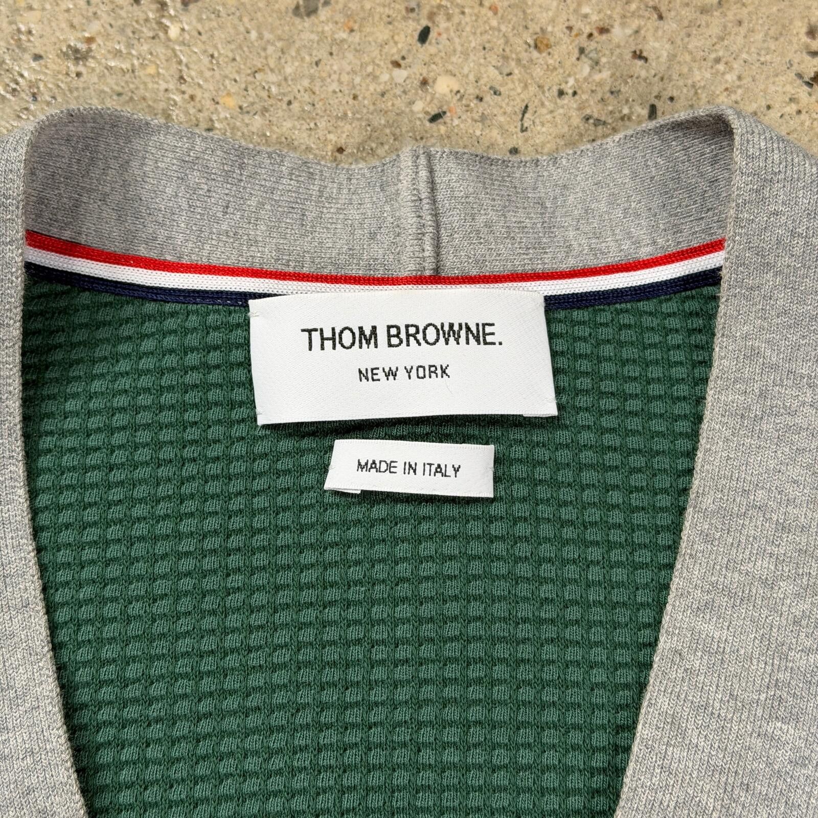 Thom Browne Thom Browne Multicolor Waffle Knit Cardigan Size US M / EU 48-50 / 2 - 10 Thumbnail