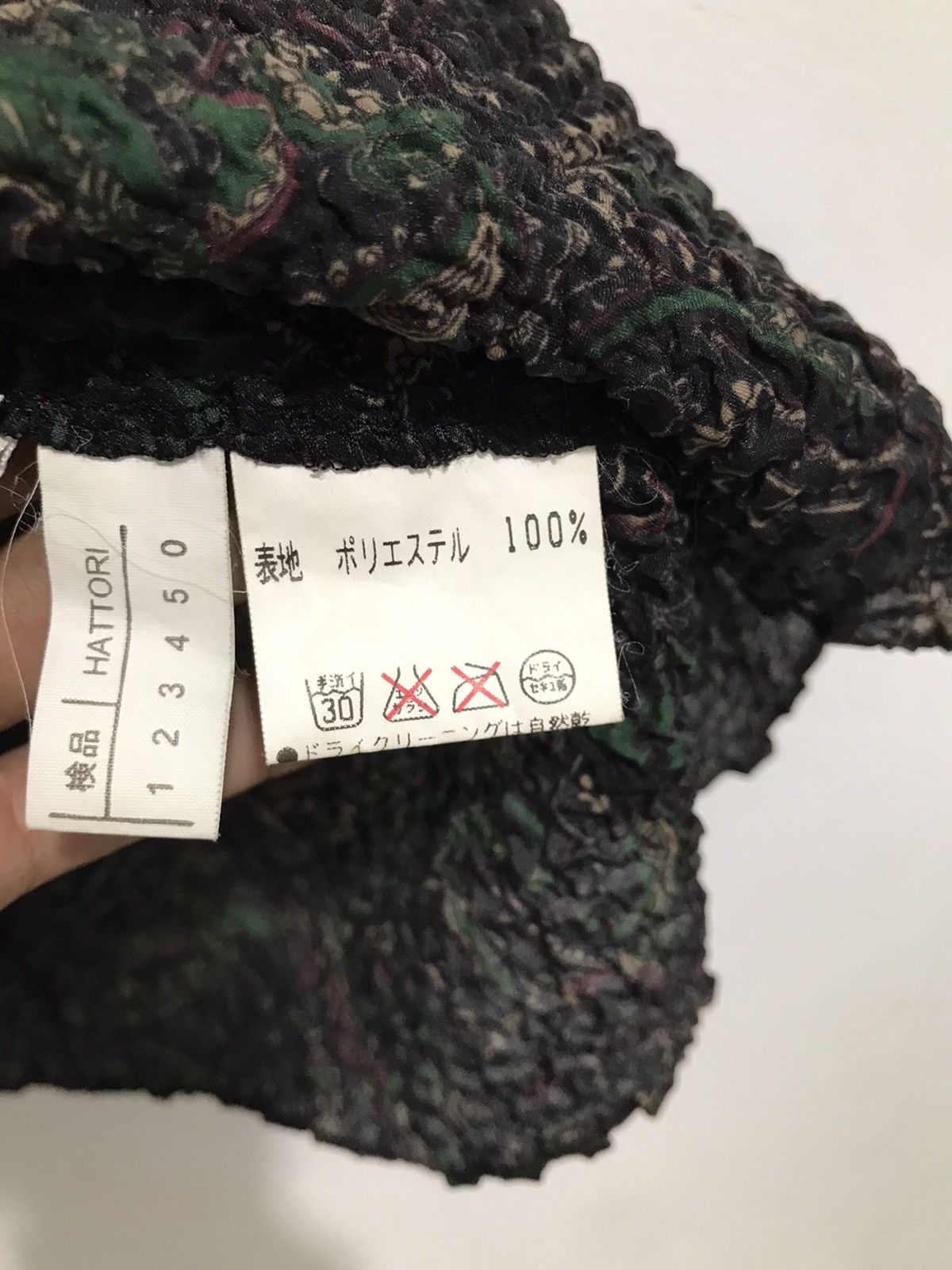 Issey Miyake Undefined Japan Pleated Shirt bandana Issey style Size US M / EU 48-50 / 2 - 7 Thumbnail