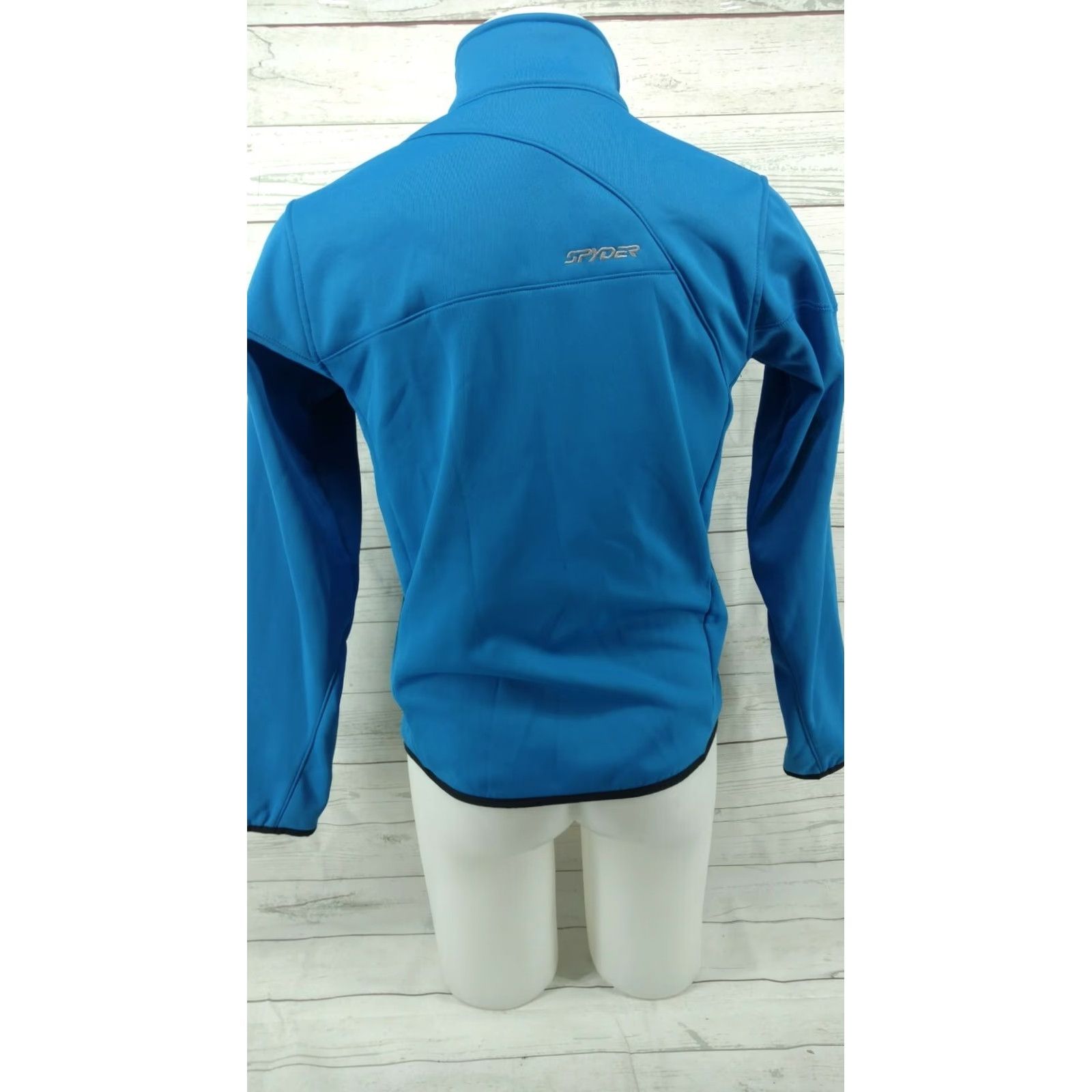 Spyder Spyder Mens Small Blue and Black Jacket Full Zip Polyester Jacket Size US S / EU 44-46 / 1 - 6 Thumbnail