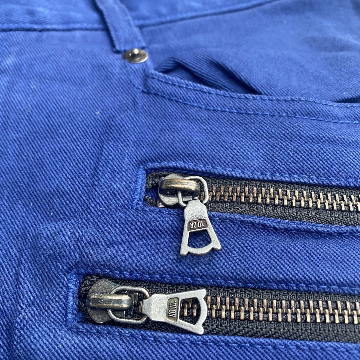 NO ID NO ID Navy Zipper Flared Stretchable Jeans Size US 33 - 7 Thumbnail