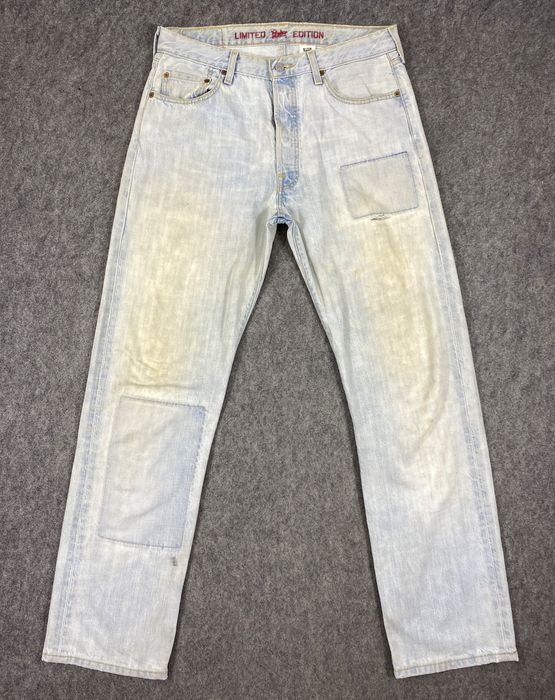 Hype Light Blue Wash Vintage Levis 501 Jeans 34x33 - JN3130 | Grailed