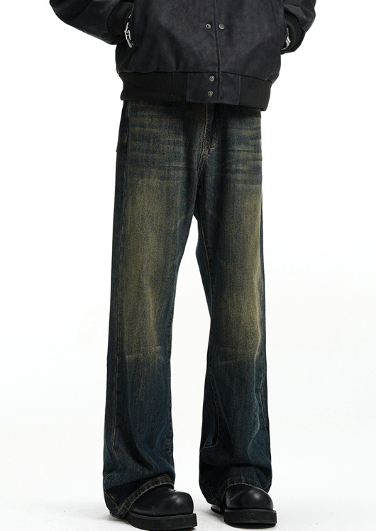 Japanese Brand × Jean Vintage distressed straight Cleanfit loose casual jeans Size US 32 / EU 48 - 3 Thumbnail
