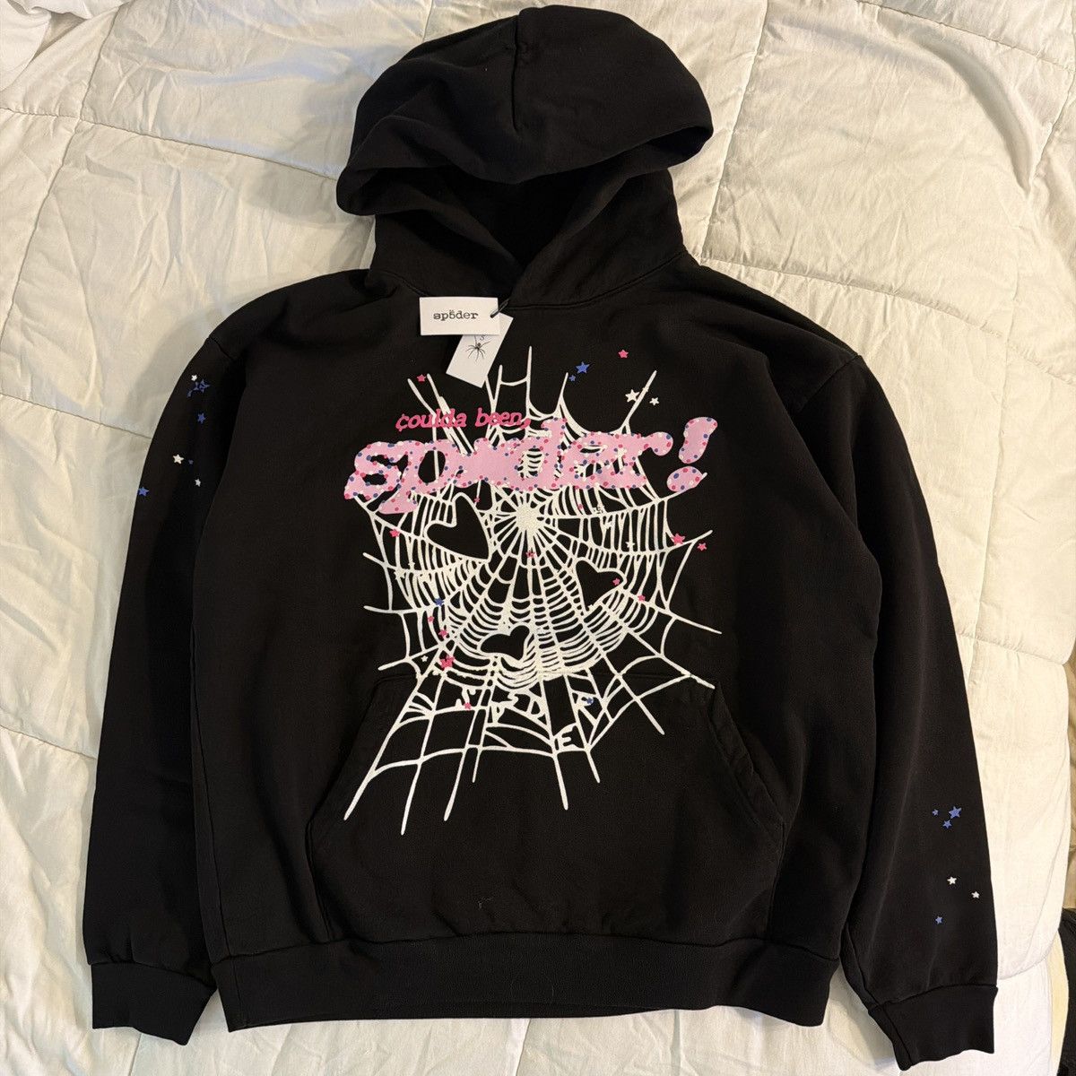 Sp5der Sp5der x Druski hoodie in black Size US XL / EU 56 / 4 - 1 Thumbnail