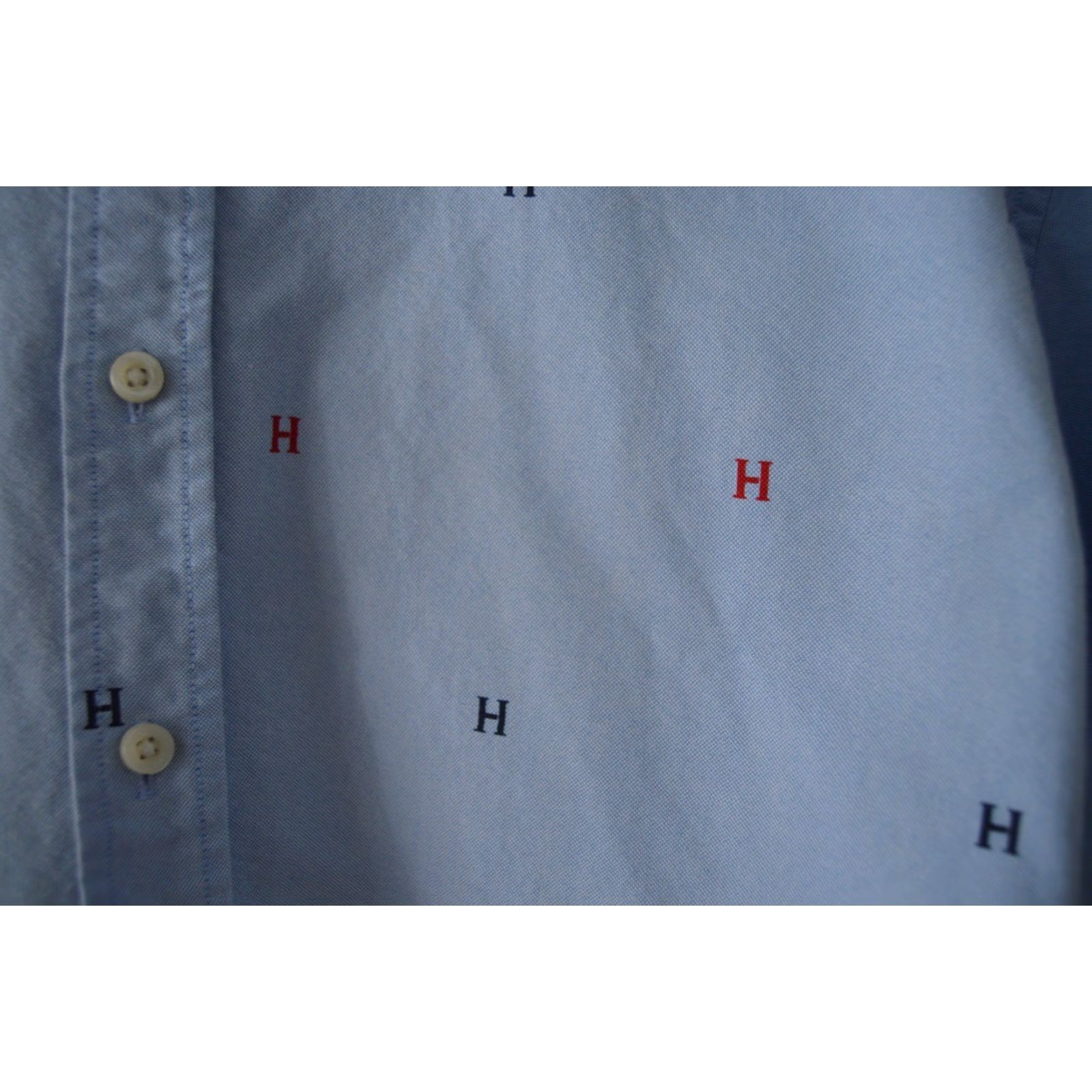 Tommy Hilfiger Tommy Hilfiger Button-Up Oxford Shirt XXL Men Blue Casual Business Logo Preppy Shirt Size US XXL / EU 58 / 5 - 3 Thumbnail