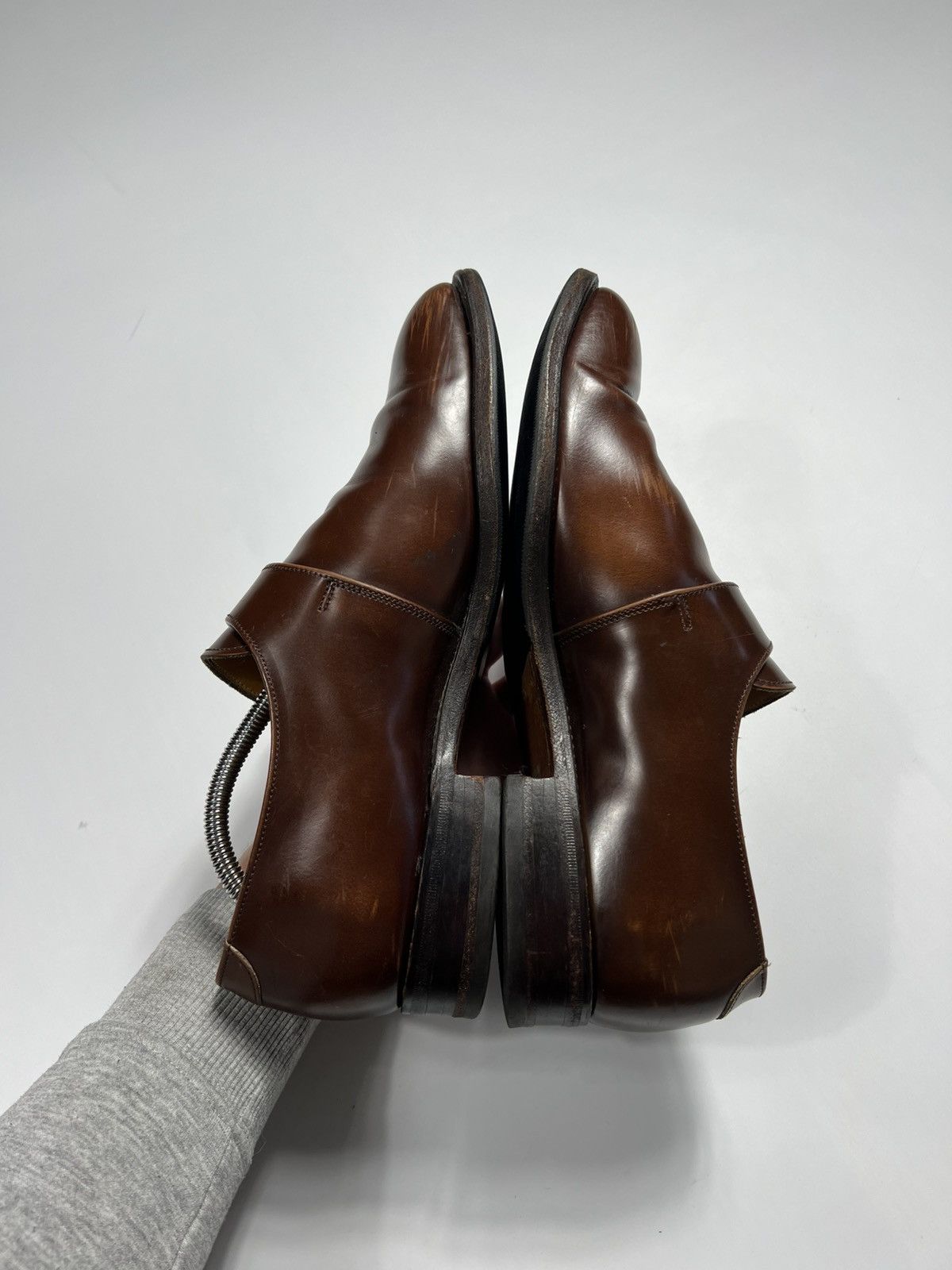 Loake Loake Paisley Monk Strap Leather Brown Shoes Loafers Chelsea Size US 9 / EU 42 - 17 Thumbnail