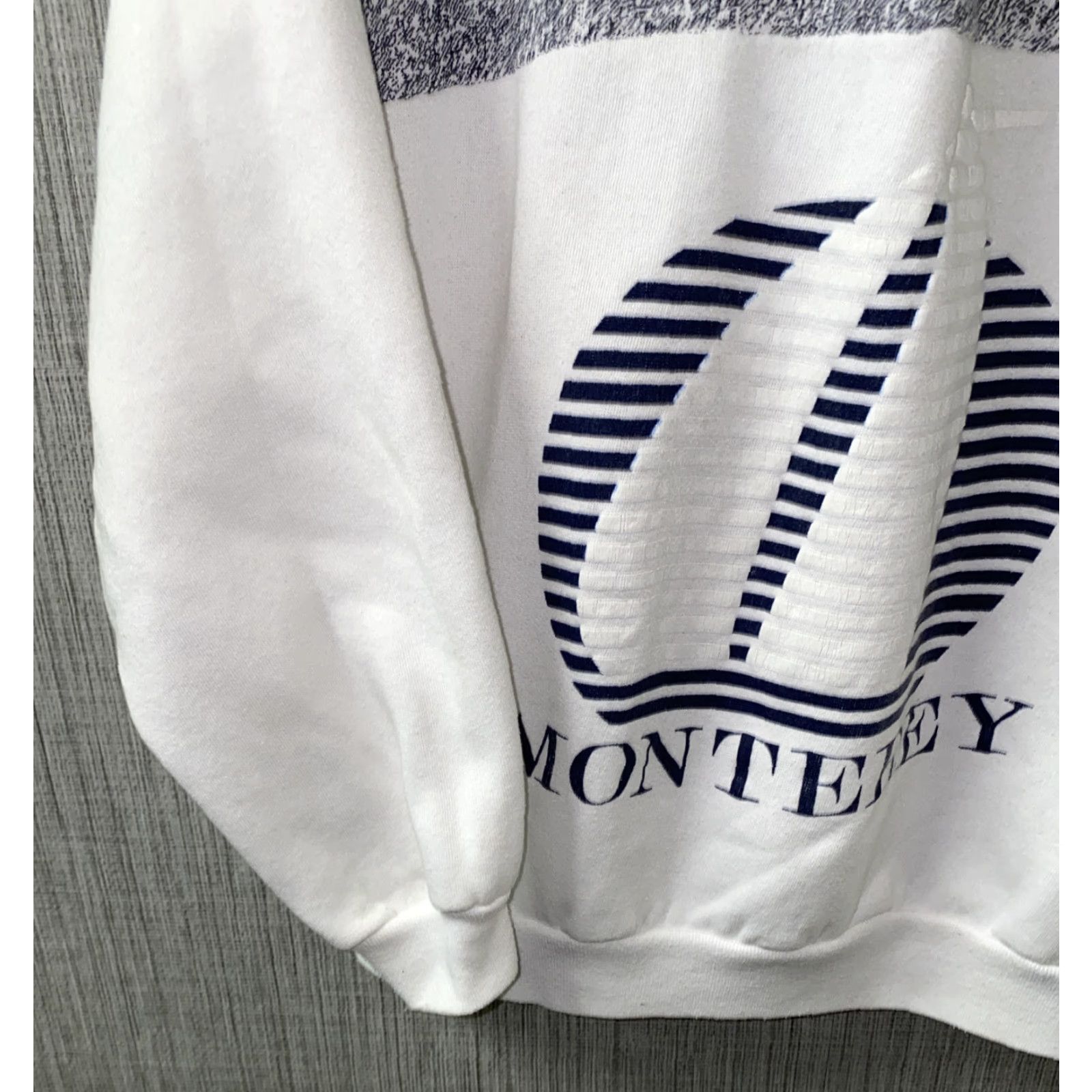 Vintage VINTAGE Monterey Jacket 1/2 Zip White L Regular Men Mens Size L USA Made Fleece Lined Size US L / EU 52-54 / 3 - 4 Thumbnail