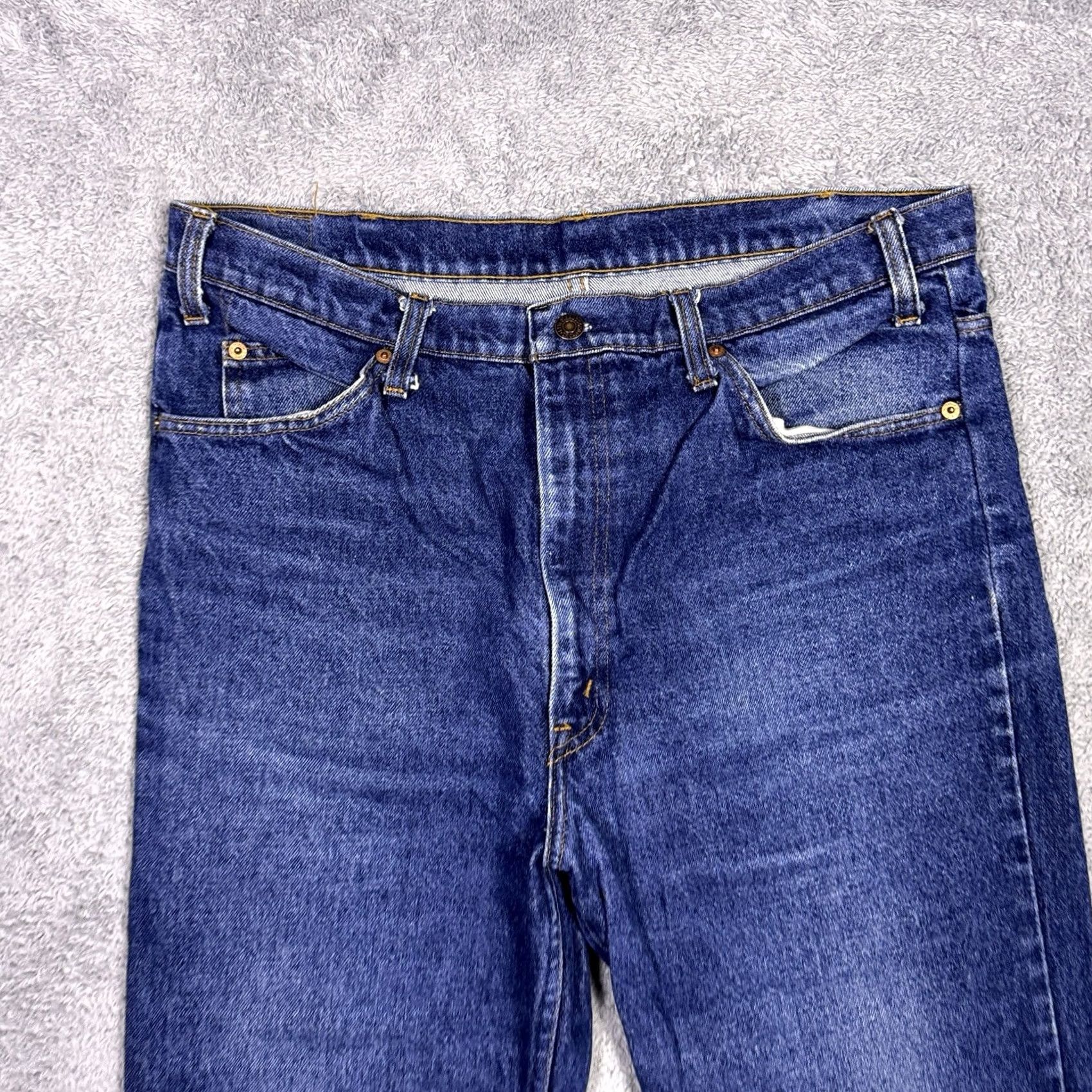 Levi's Levi'S Jeans 38 Blue Orange Tab Mens 38x30 Denim USA Made Scovill Zip Size US 38 / EU 54 - 3 Thumbnail