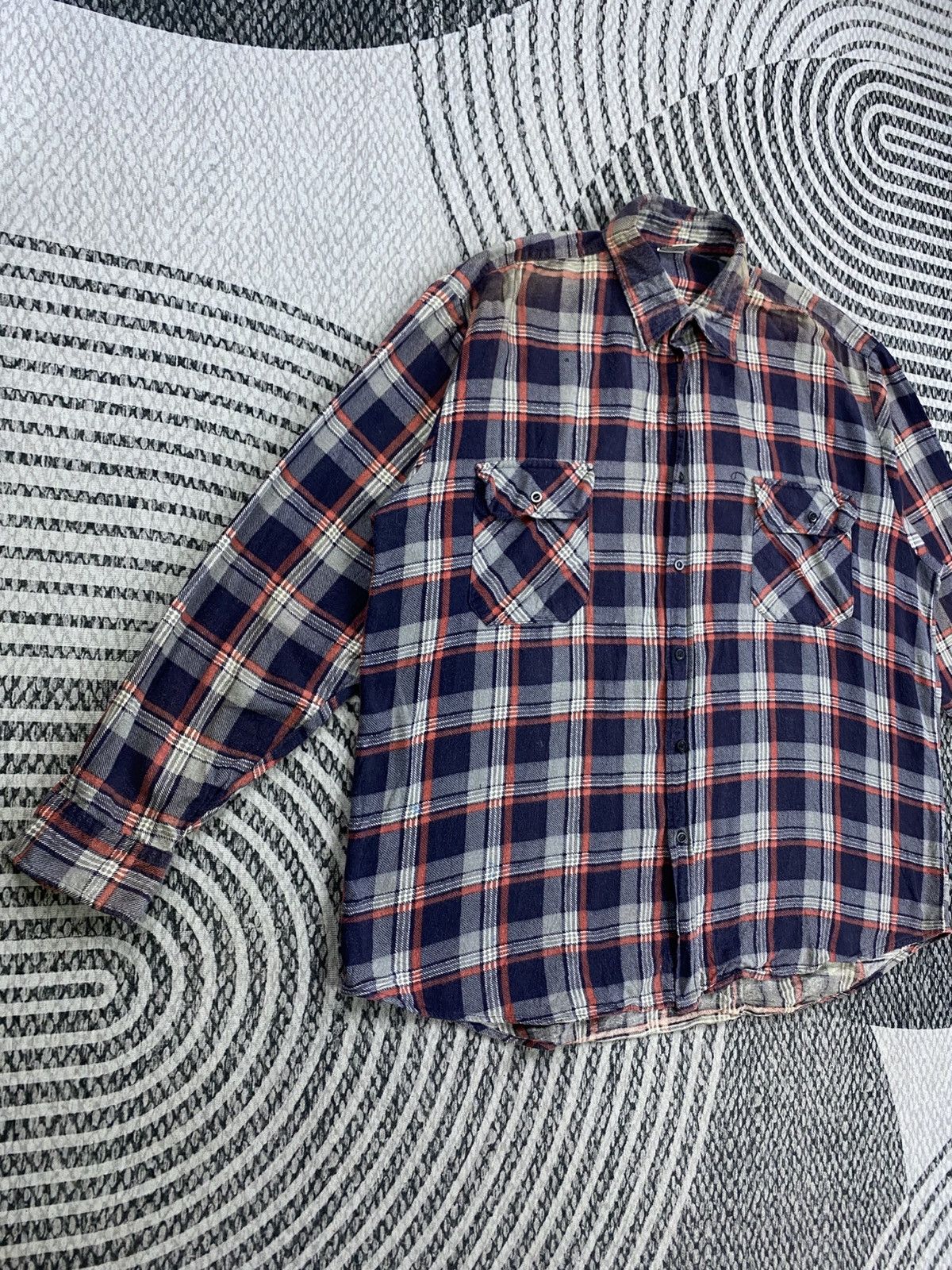 Vintage Vintage Essentials Casual Checked Button Up Shirt Size US XXL / EU 58 / 5 - 3 Thumbnail