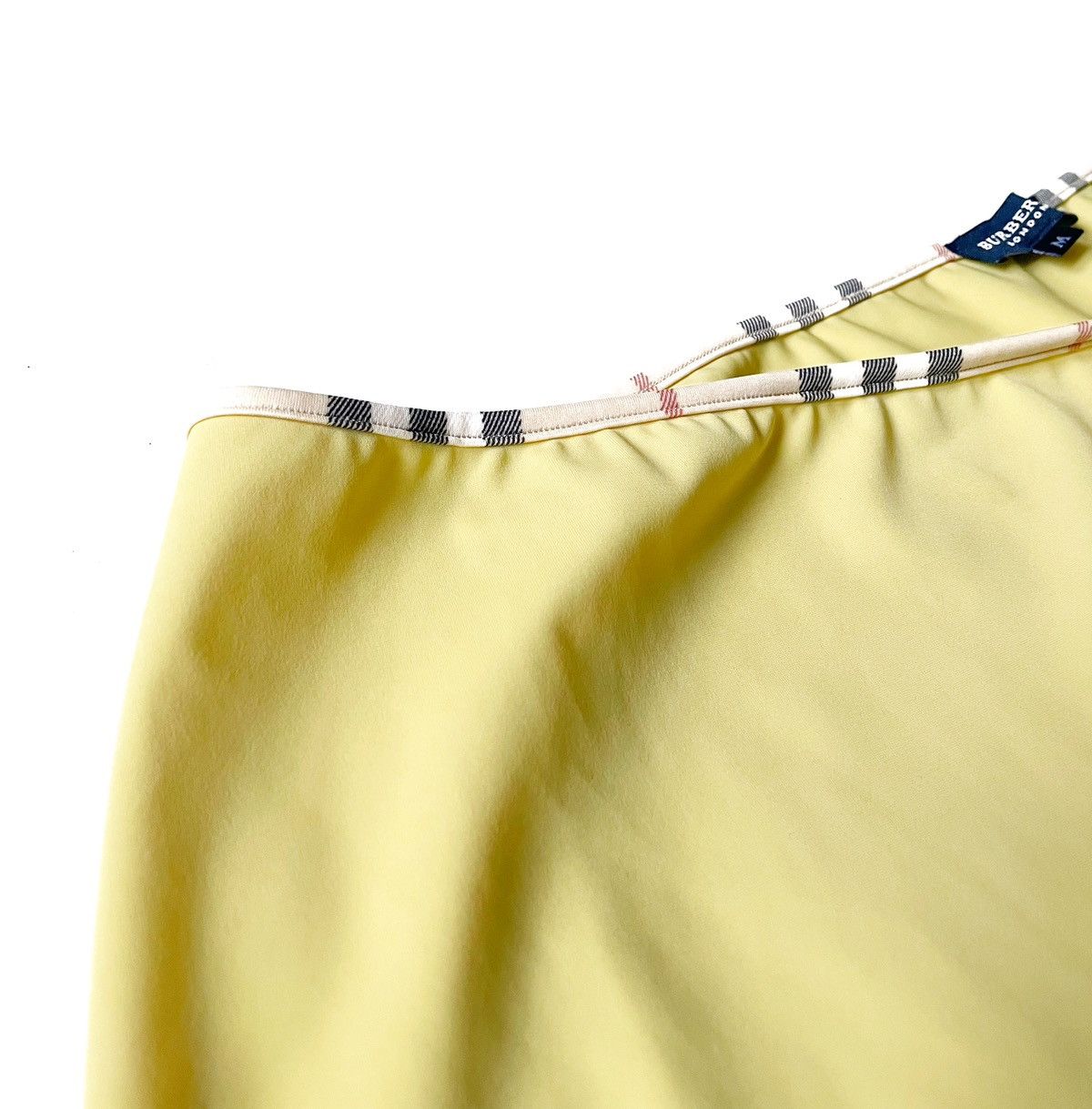 Burberry Burberry Beach Yellow Drawstring Skirt Nova Check Size M Size 27" / US 4 / IT 40 - 4 Thumbnail