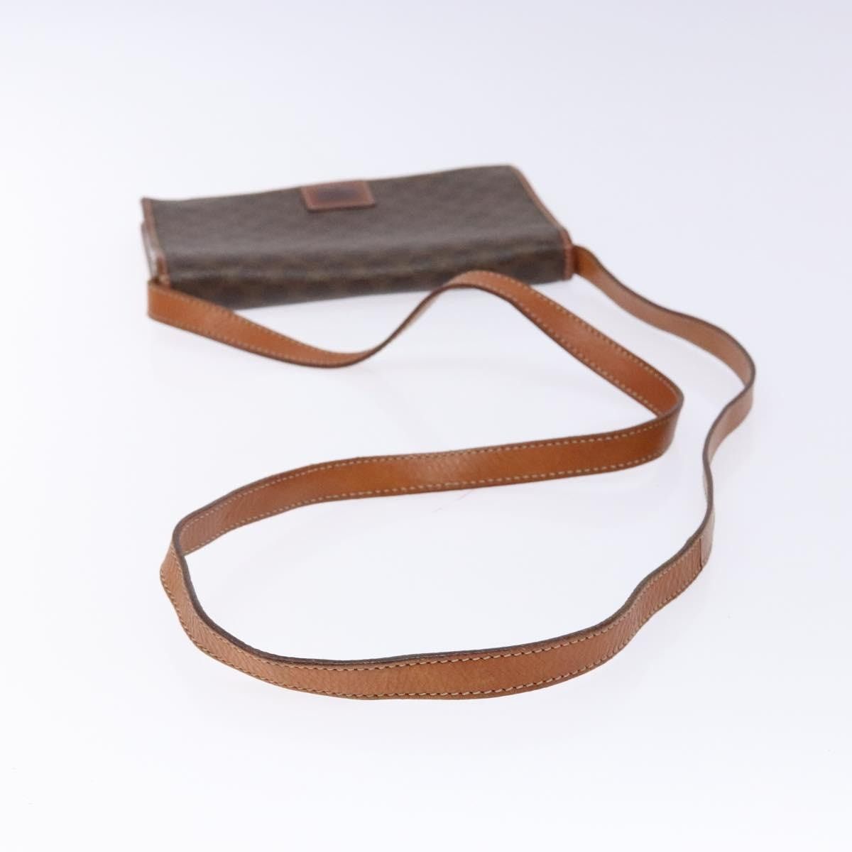 Celine CELINE Macadam Canvas Shoulder Bag Pvc Leather Brown Gold Size ONE SIZE - 7 Thumbnail