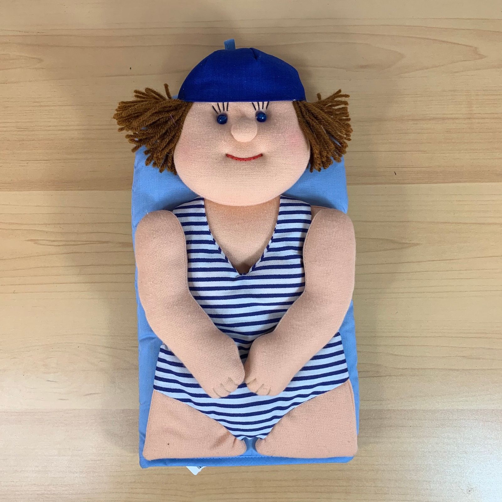 Other Cute Swimming Suit Doll Oven Mitt Blue Color Size ONE SIZE - 5 Thumbnail