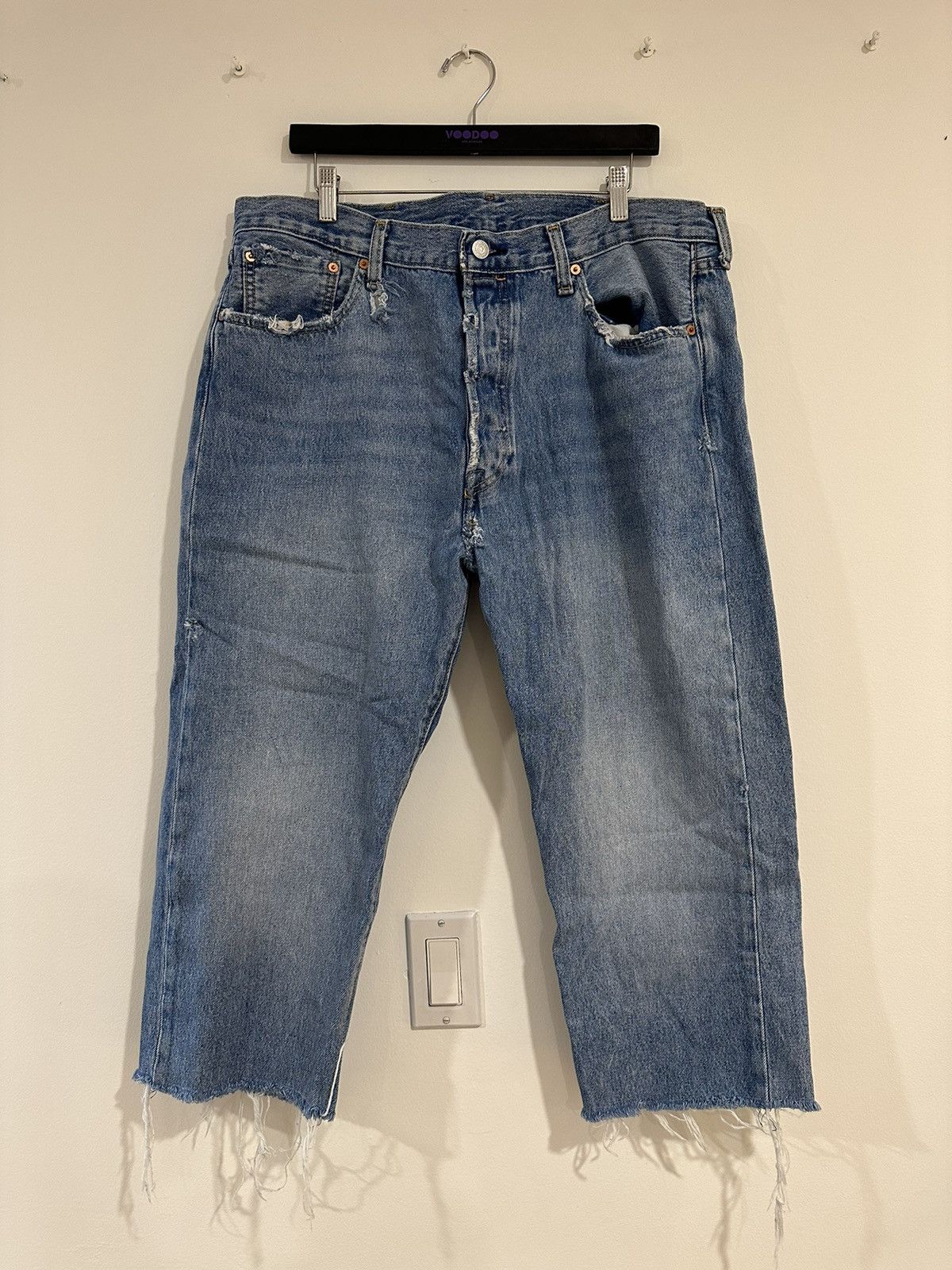 Levi's × Vintage Vintage Levi’s 501 cropped Size US 38 / EU 54 - 1 Thumbnail