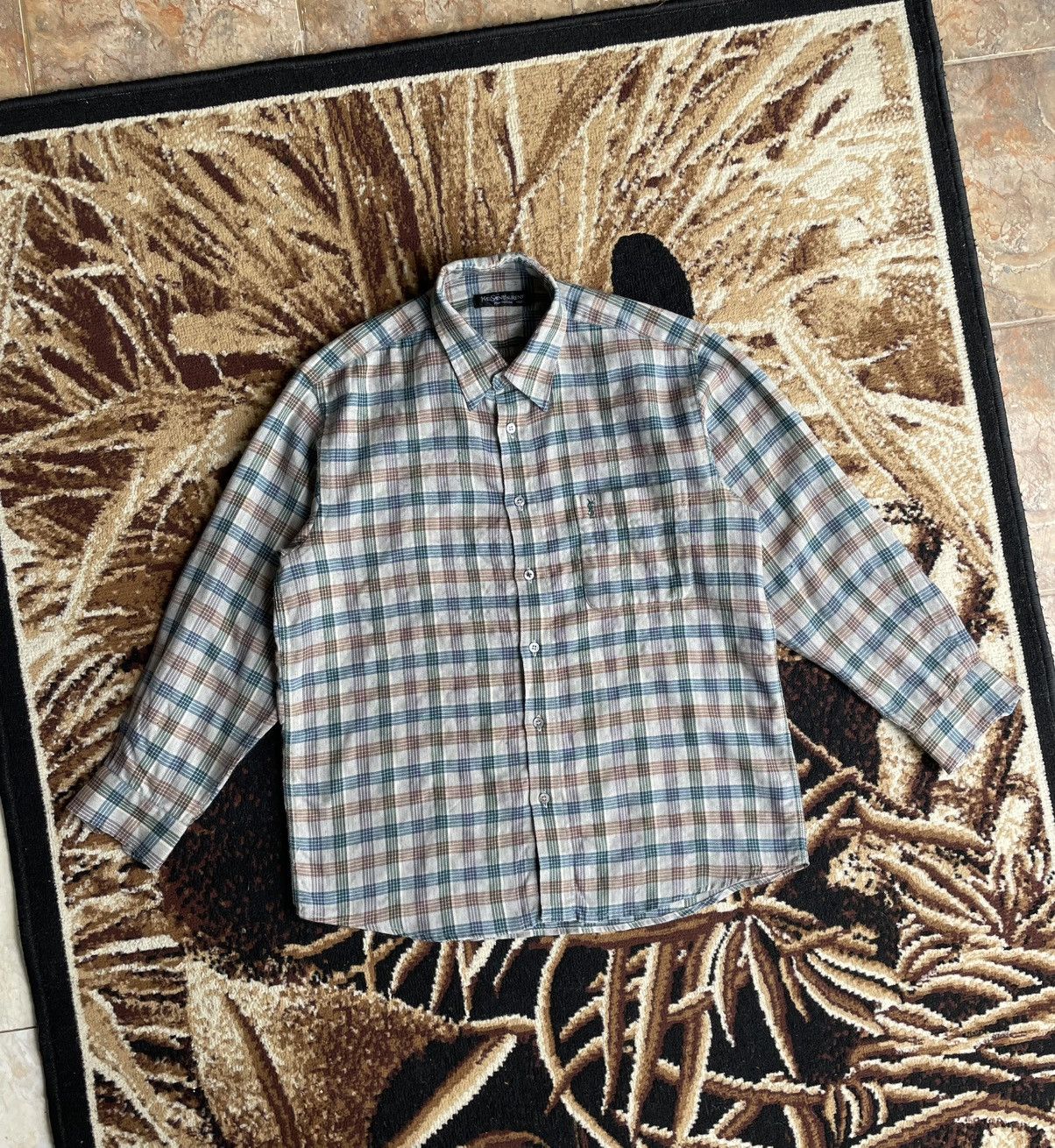 Yves Saint Laurent Yves Saint Laurent Flannel Shirt Size US M / EU 48-50 / 2 - 1 Thumbnail