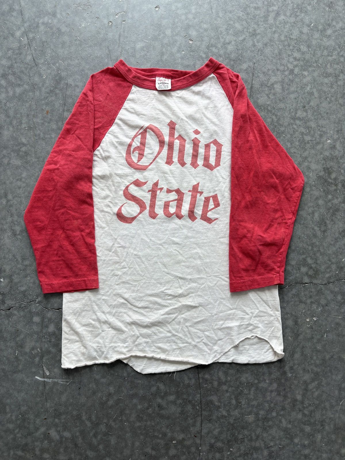 Vintage 70s Ohio State Raglan Graphic Shirt