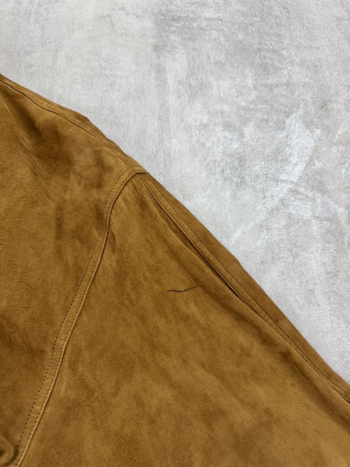 Other Vintage Suede Bomber Jacket Old Money Preppy Leather JKT Size US L / EU 52-54 / 3 - 8 Thumbnail